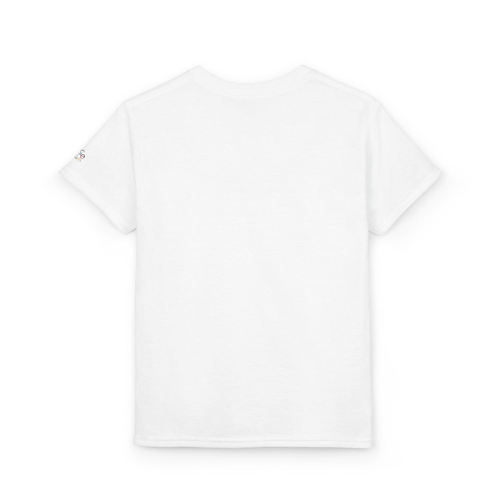 Igualdad Graphic Youth T-Shirt | Equality Spanish Text, Colorful Crowd Design, JPE Kids Edition
