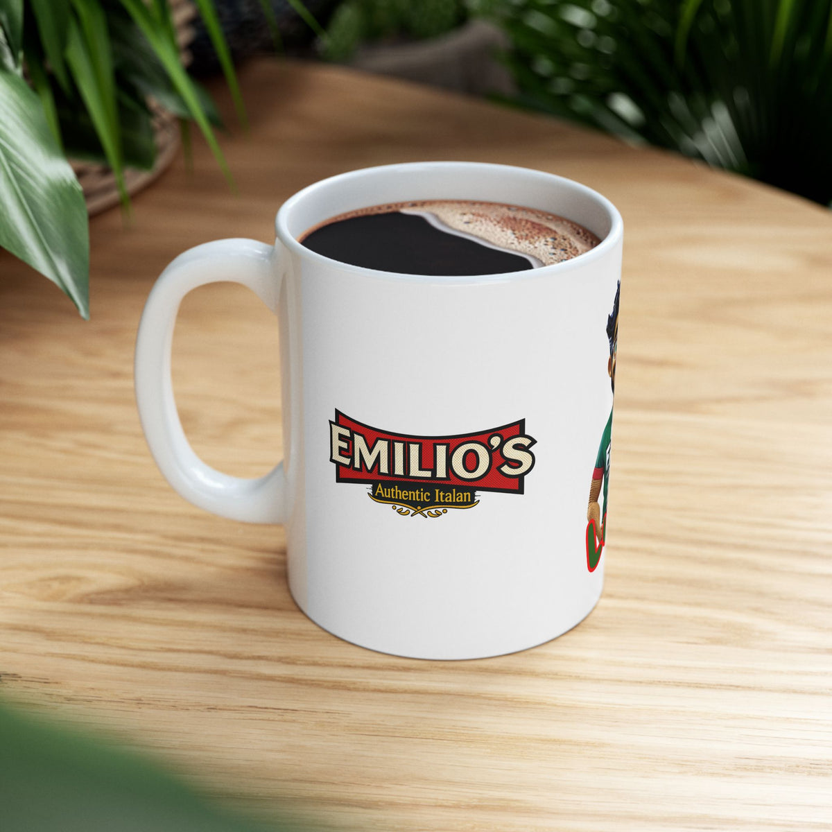 Personalized Luigi Character Ceramic Mug – Custom Name Coffee Cup 11oz