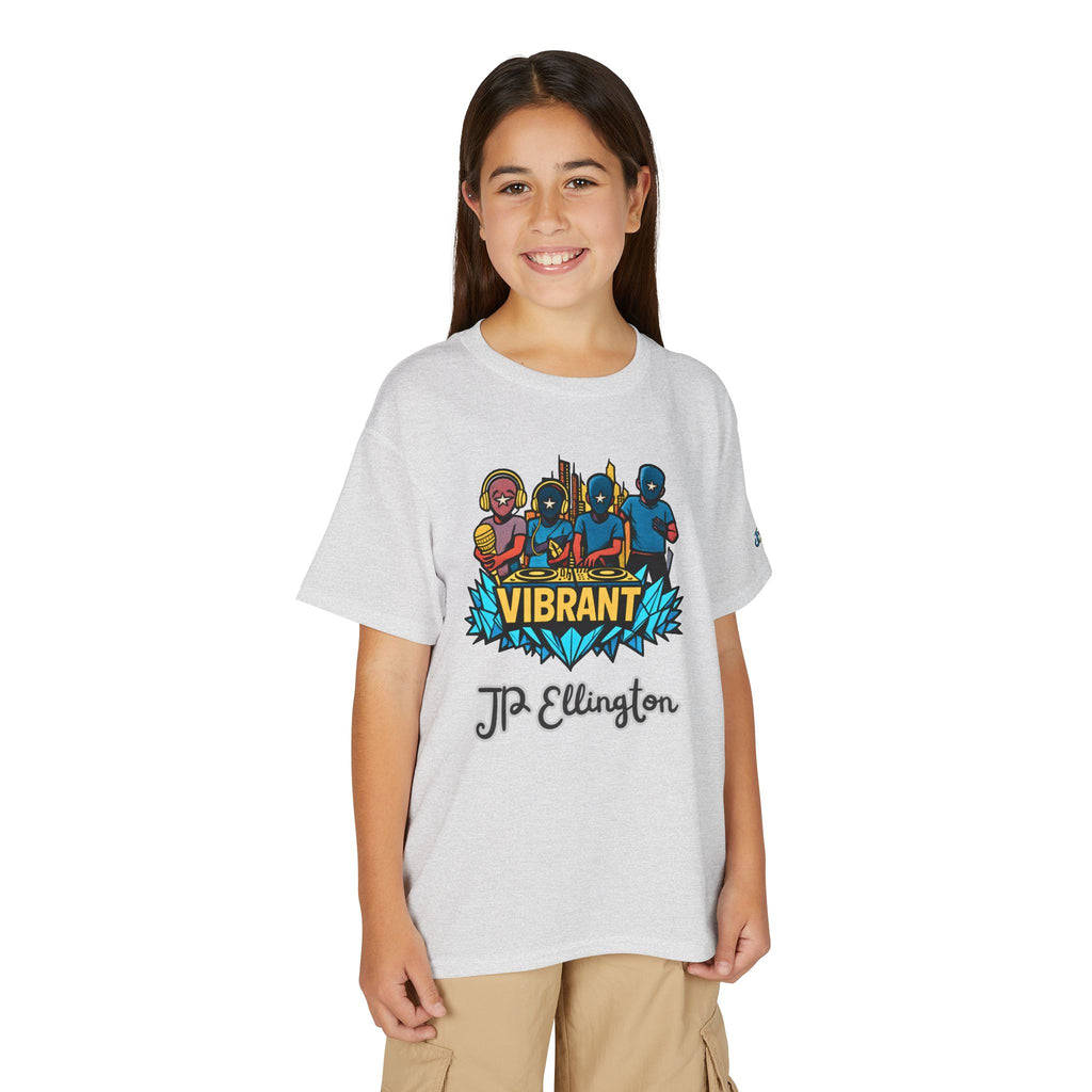 Vibrant Superhero Crew youth T-Shirt | Colorful Characters, JP Ellington Kids Edition