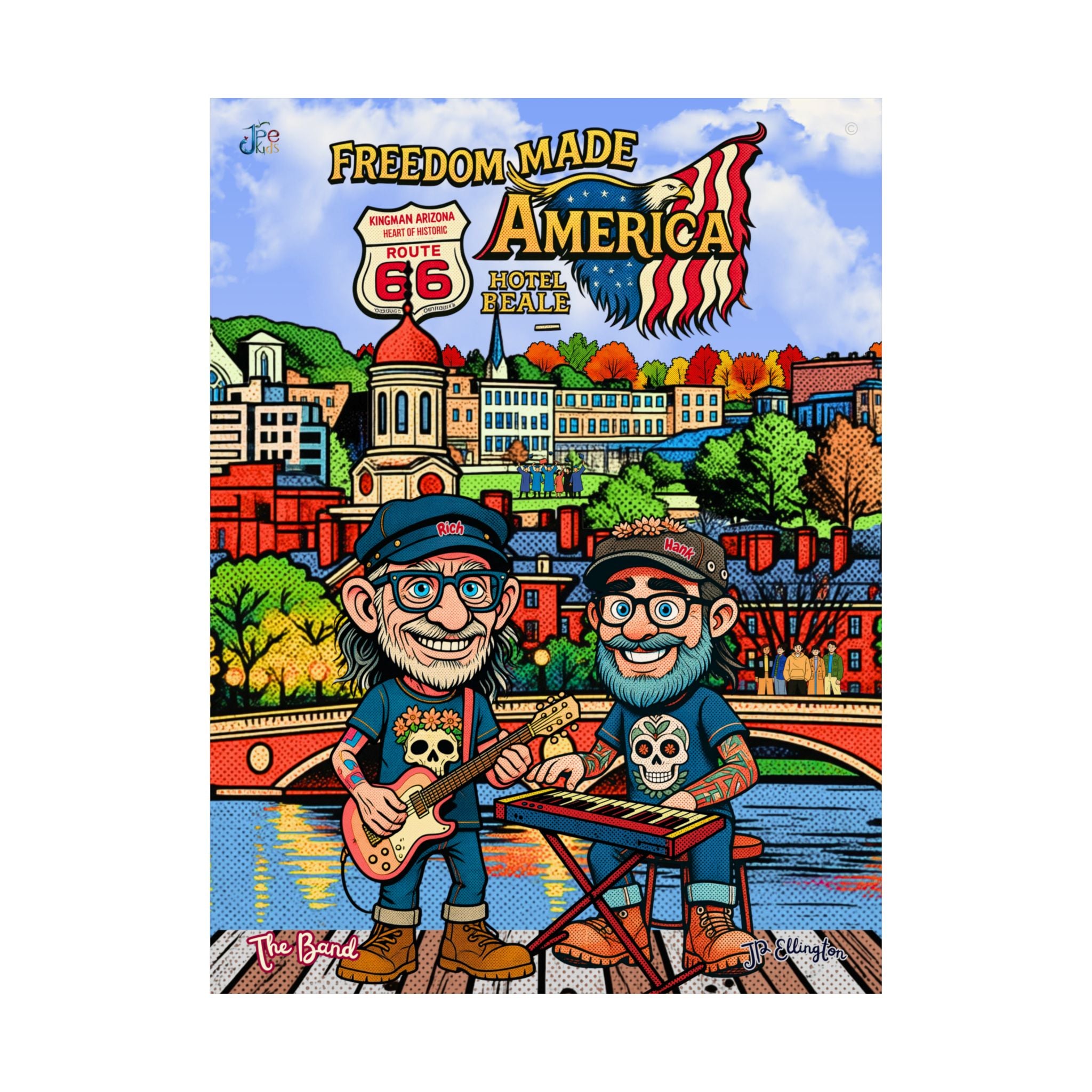 Freedom Made America poster | Route 66 poster, Connecticut poster
