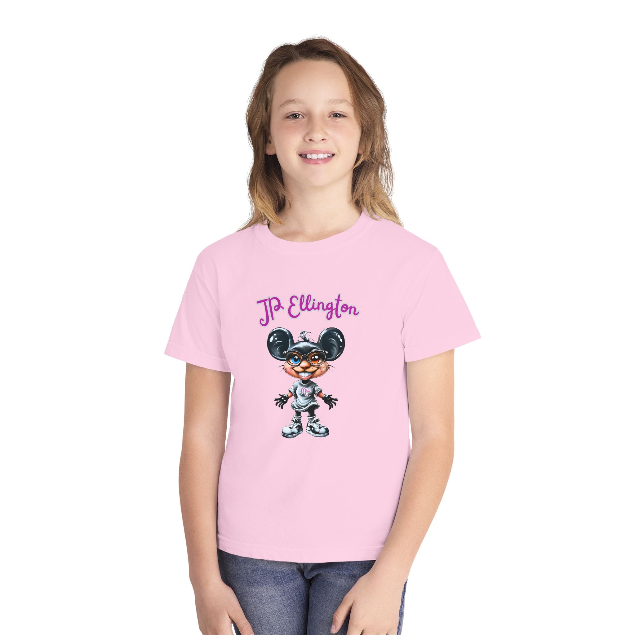 JP Ellington Mouse Character Tee | Cute Cartoon Kid Shirt