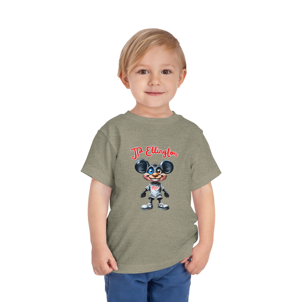 JP Ellington Cartoon Mouse Character T-Shirt | Vintage Style Mouse Illustration