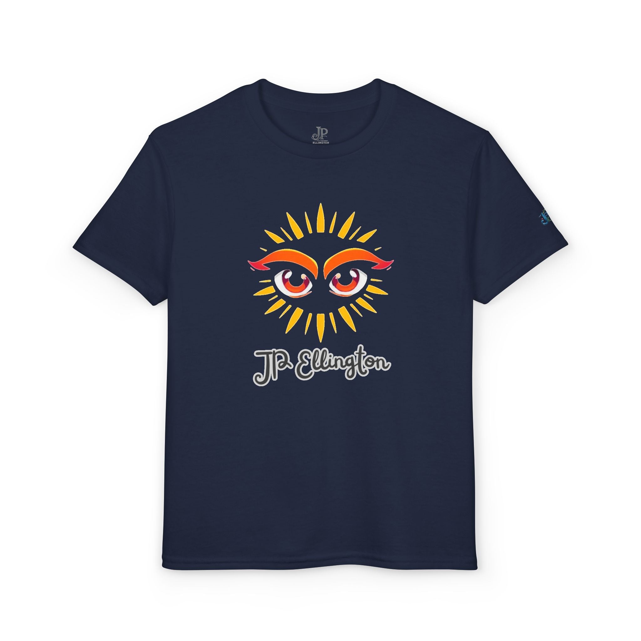 Sun Eyes Grafik-T-Shirt | Helle Sonnen-Gesicht, JR Ellington Kinder Edition