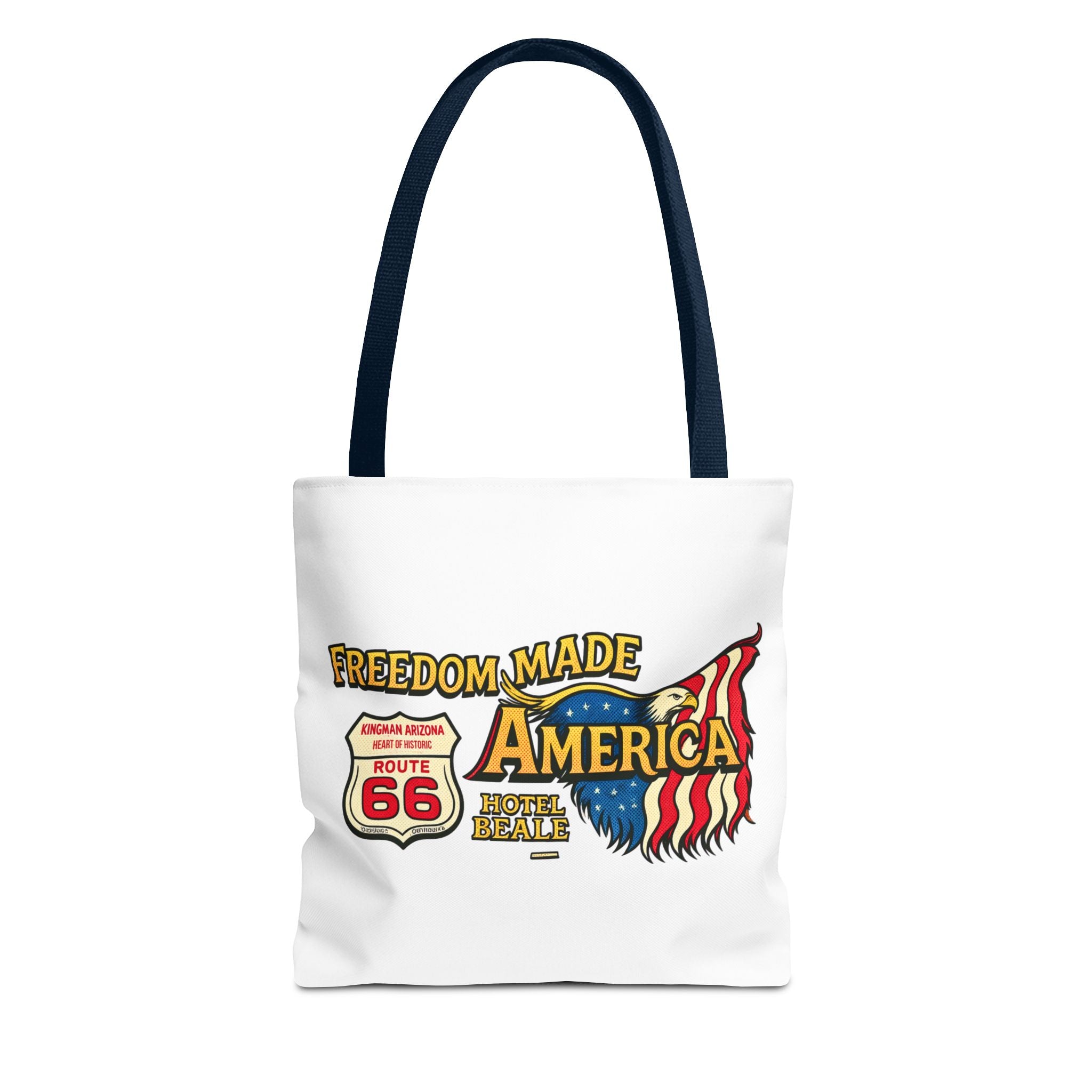 Freedom Made America Tragetasche | Route 66 Flaggen-Grafik