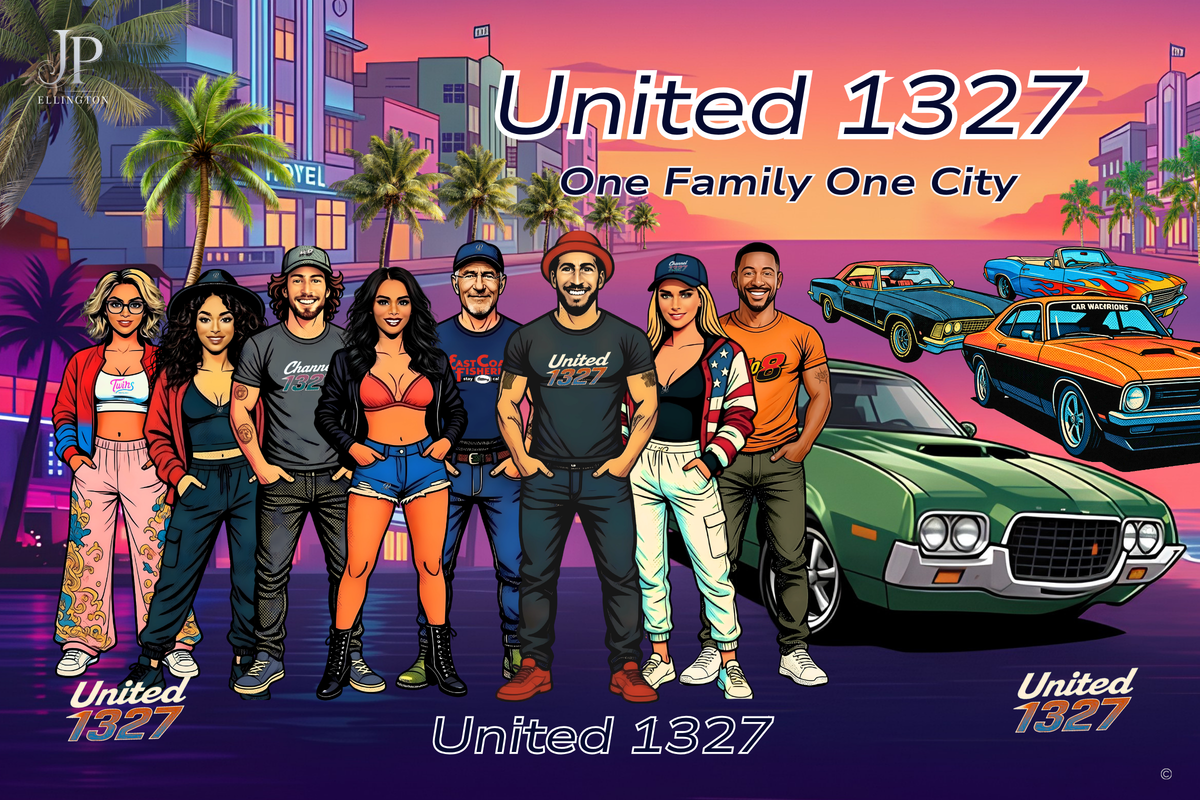 United 1327 | One Family One City — Panorama Print