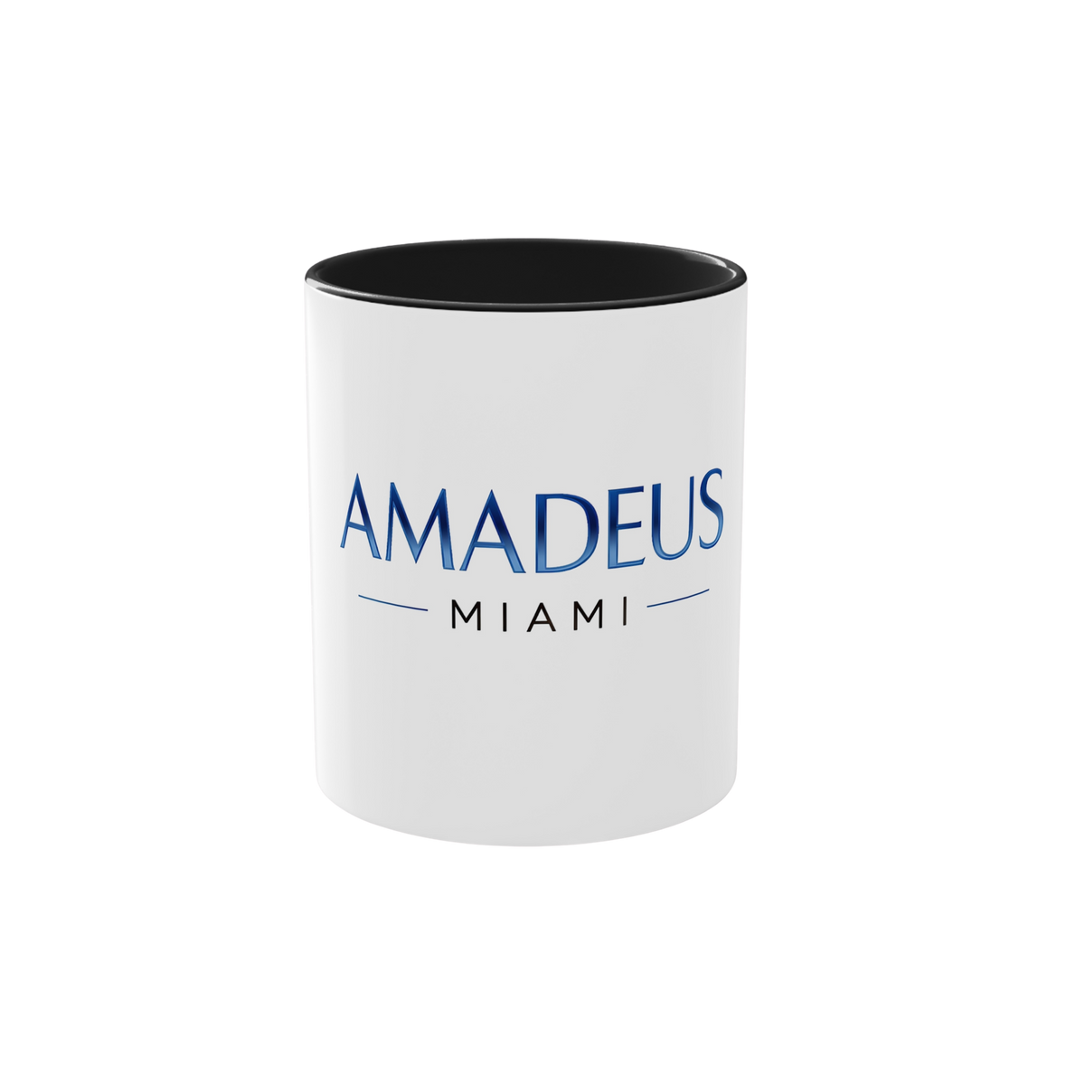 Amadeus Miami Two-Tone Coffee Mug — 11oz Branded Ceramic Cup