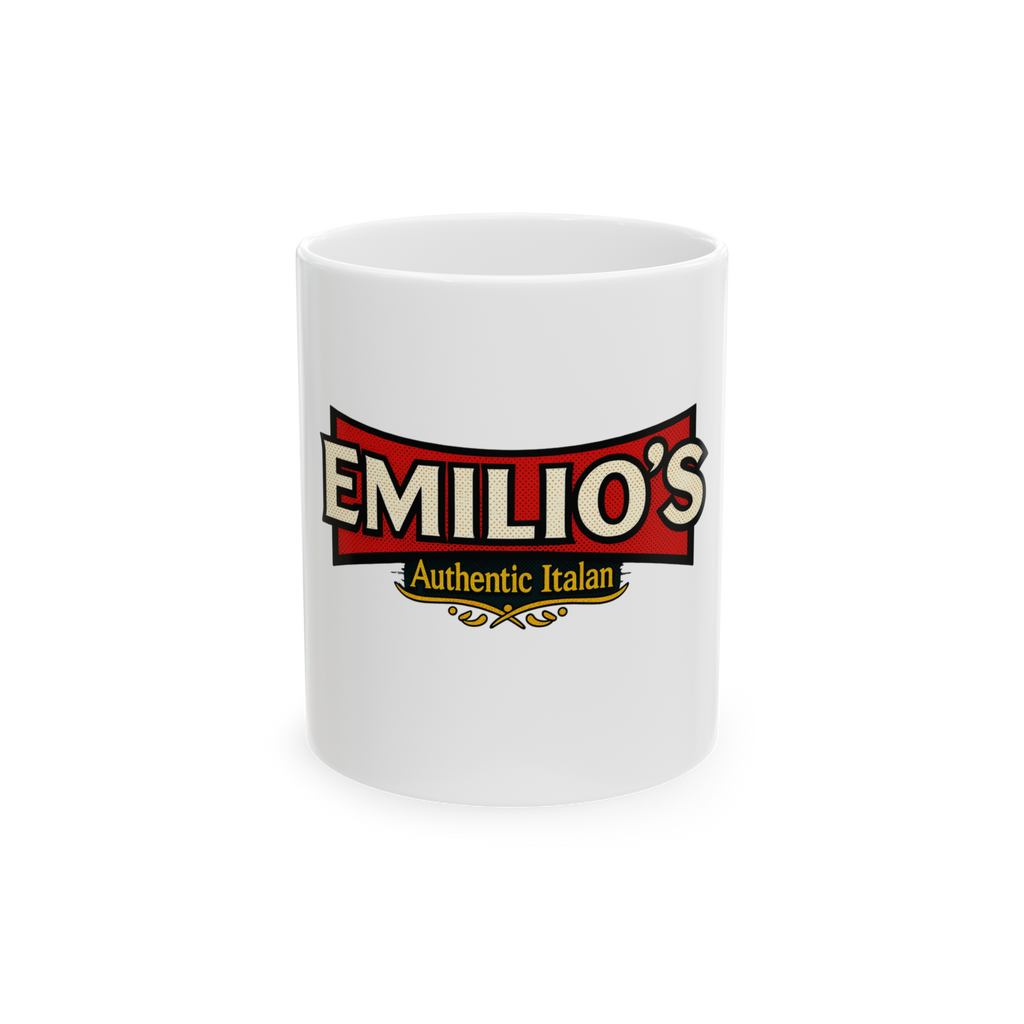 Emilio's Authentic Italian Mug — Coffee Cup for Italian Restaurants & Fans
