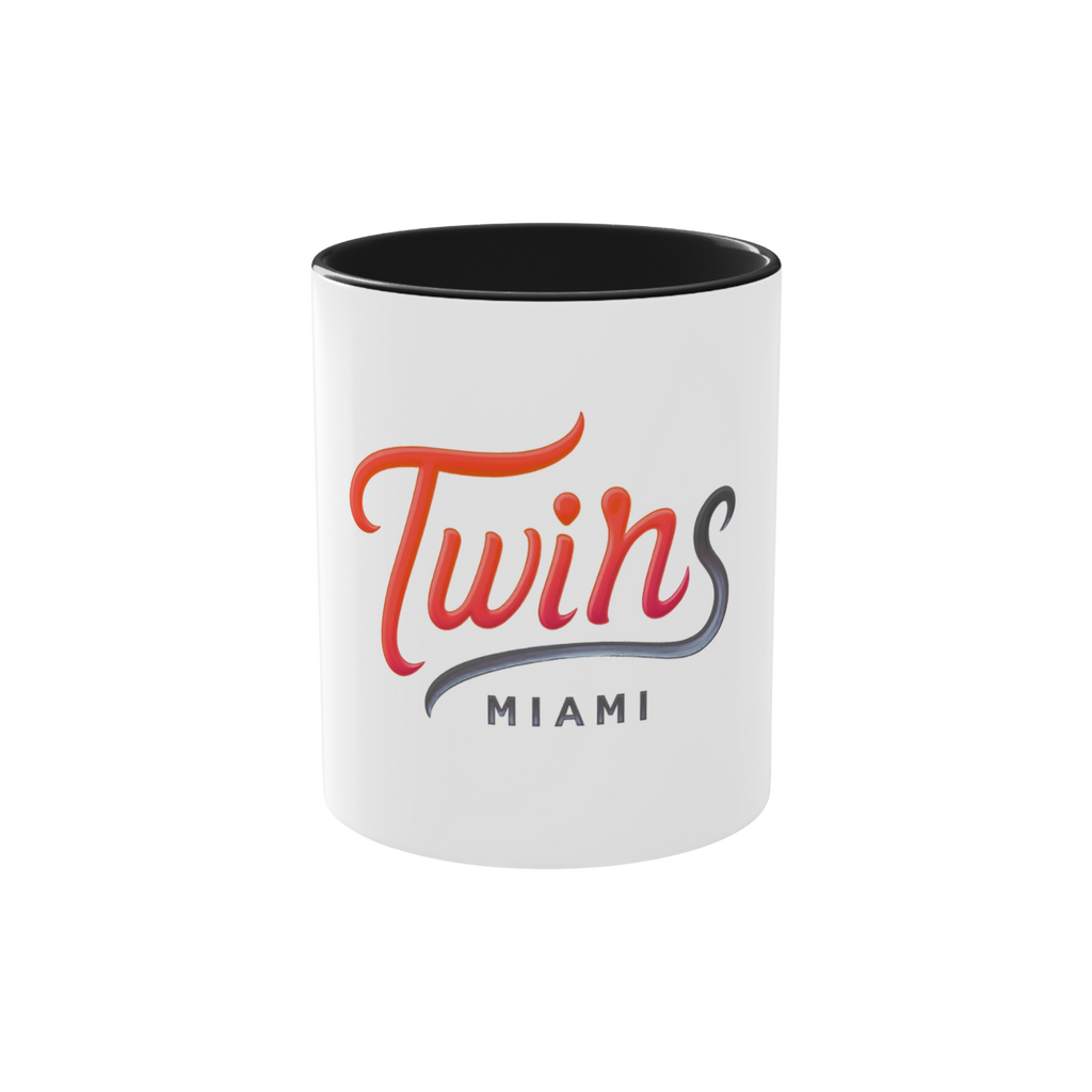 Twins Miami Coffee Mug 2 — Two-Tone 11oz Ceramic