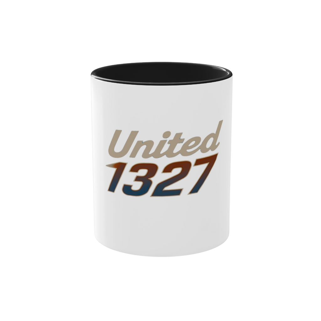 Coffee Mug — 'United 1327' Retro Two-Tone 11oz