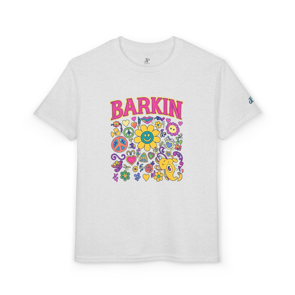 Barkin flower smiley collage T-Shirt | Kids graphic tee, JPE Kids Edition