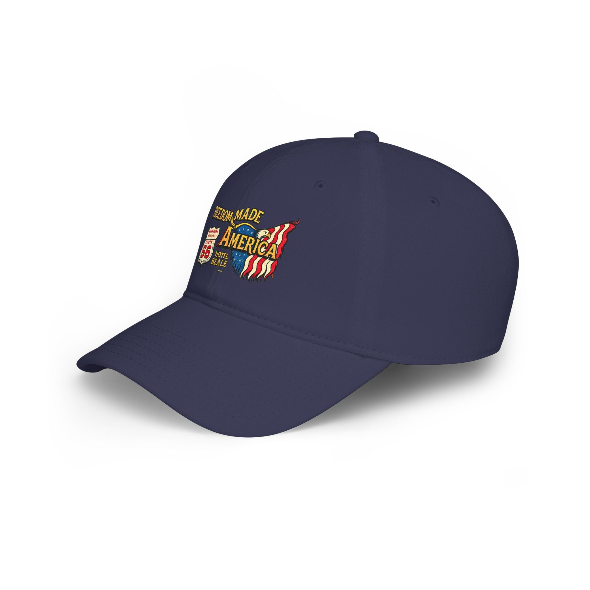 Freedom Made America Route 66 Flag Cap