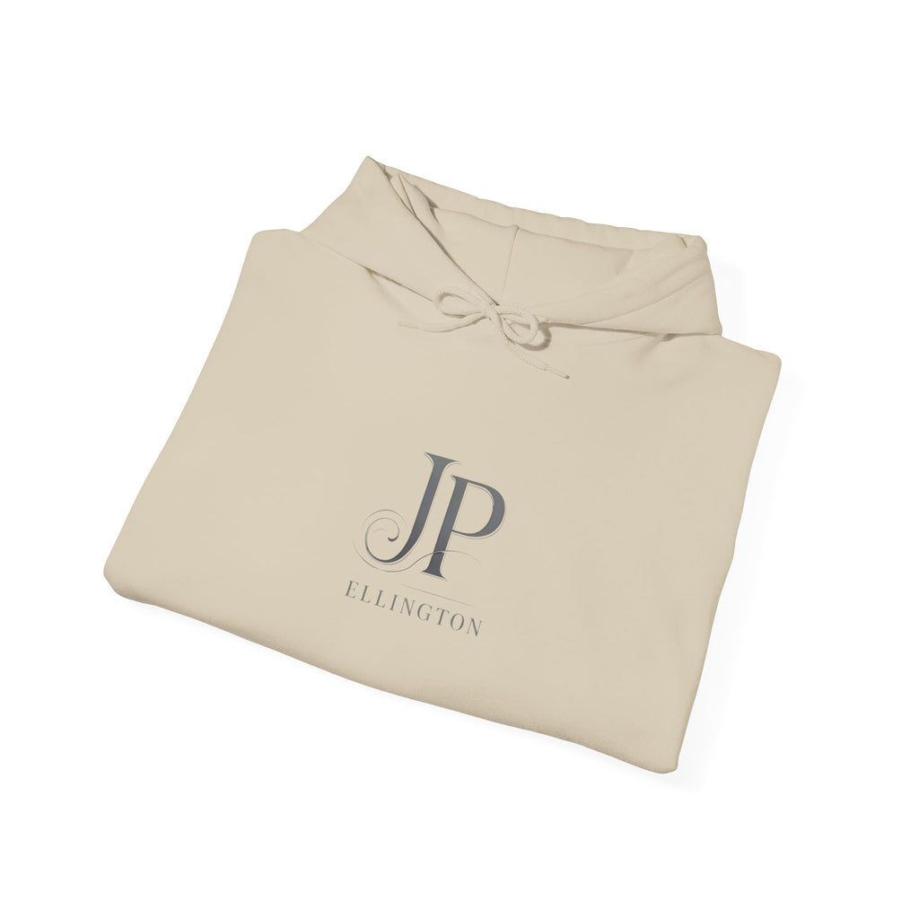 JP Monogram Minimalist Hoodie | Initials Logo Sweatshirt