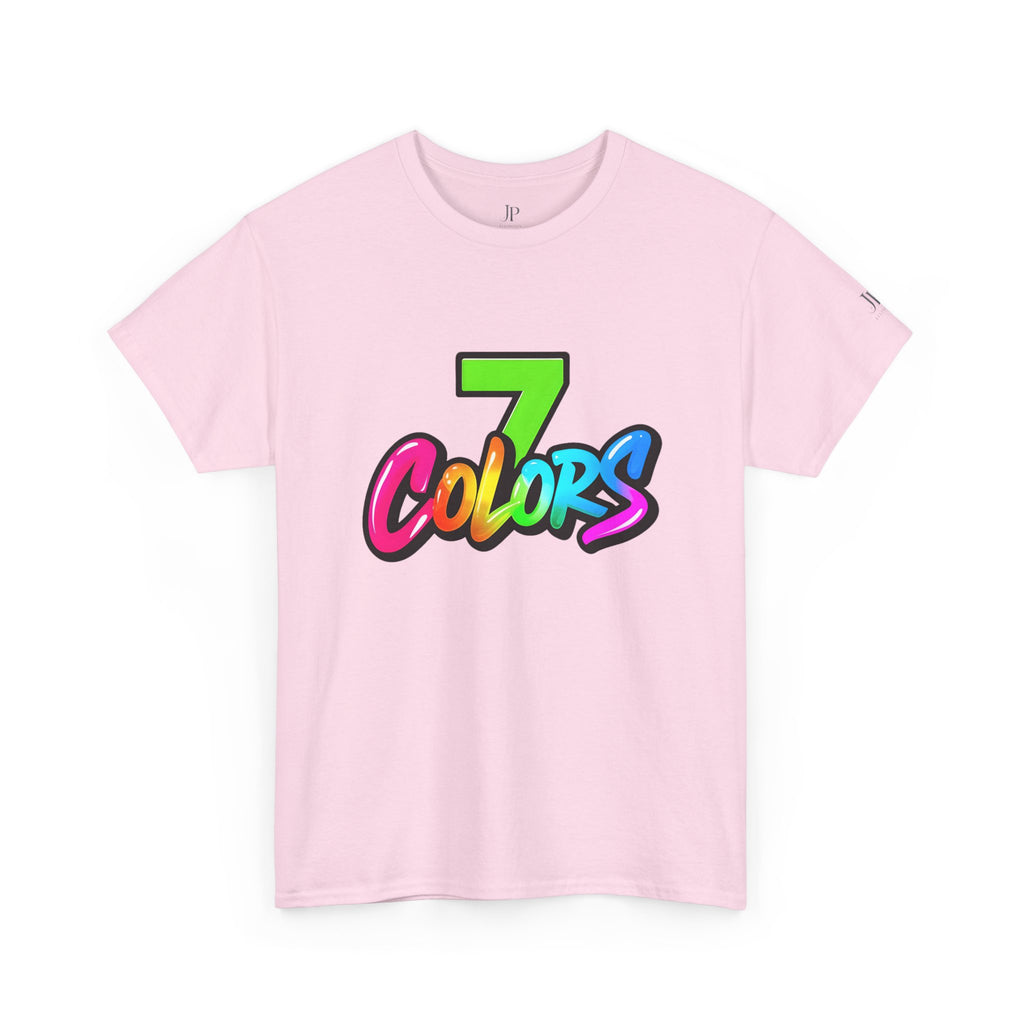 Seven Colors Graphic Tee | Rainbow Script Logo T-Shirt, JP Ellington Edition