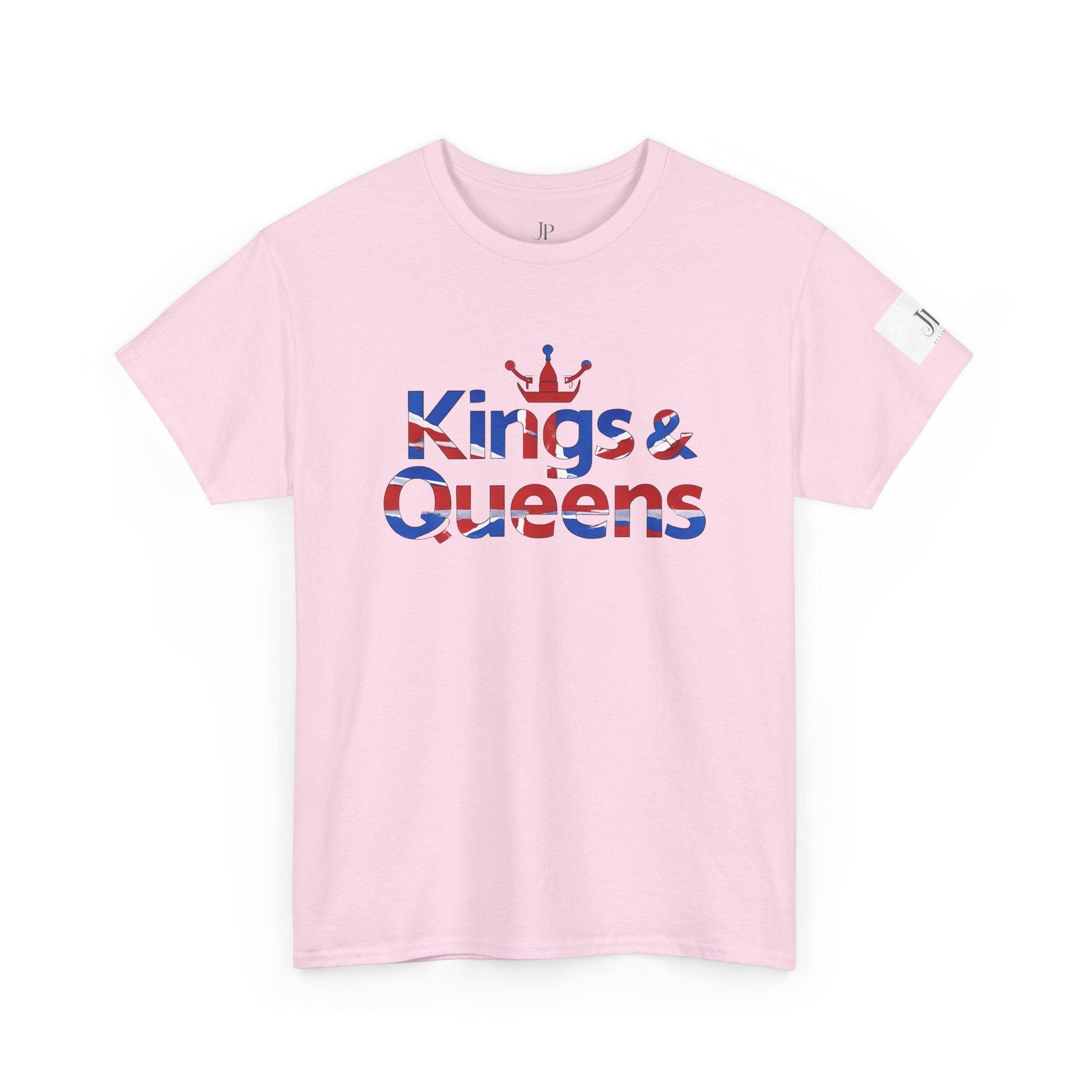Kings & Queens Tee | British Flag Text, Crown Graphic, JP Ellington Edition