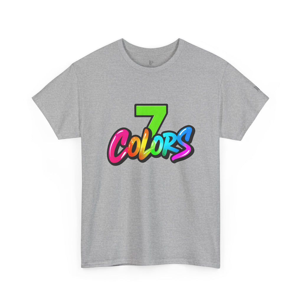 Seven Colors Graphic Tee | Rainbow Script Logo T-Shirt, JP Ellington Edition