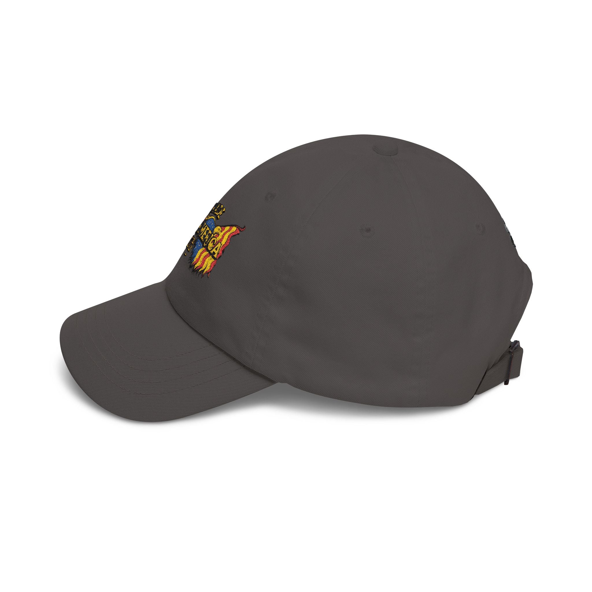 Freedom Made America Route 66 Map Dad Cap | Patriotic USA Flag Embroidered