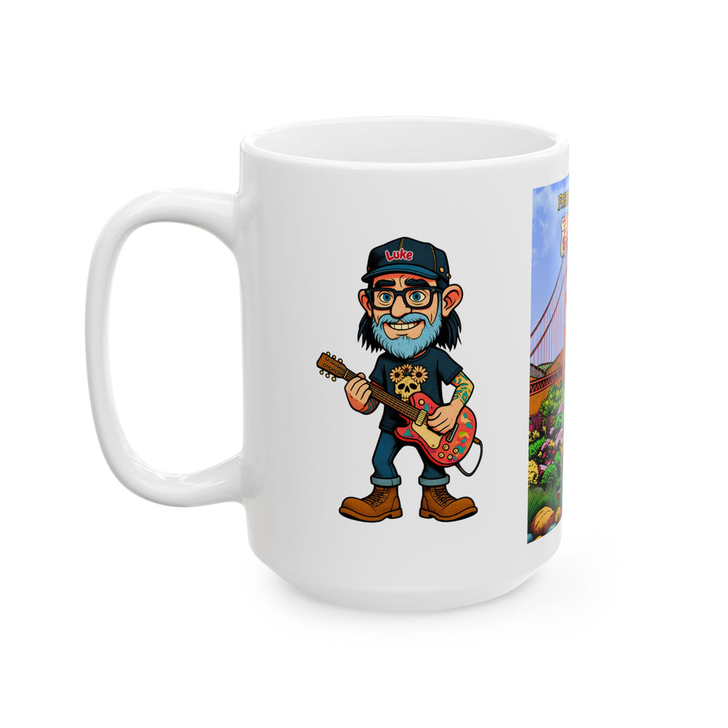 Freedom Made America Mug | Golden Gate, Route 66, California, San Francisco mug