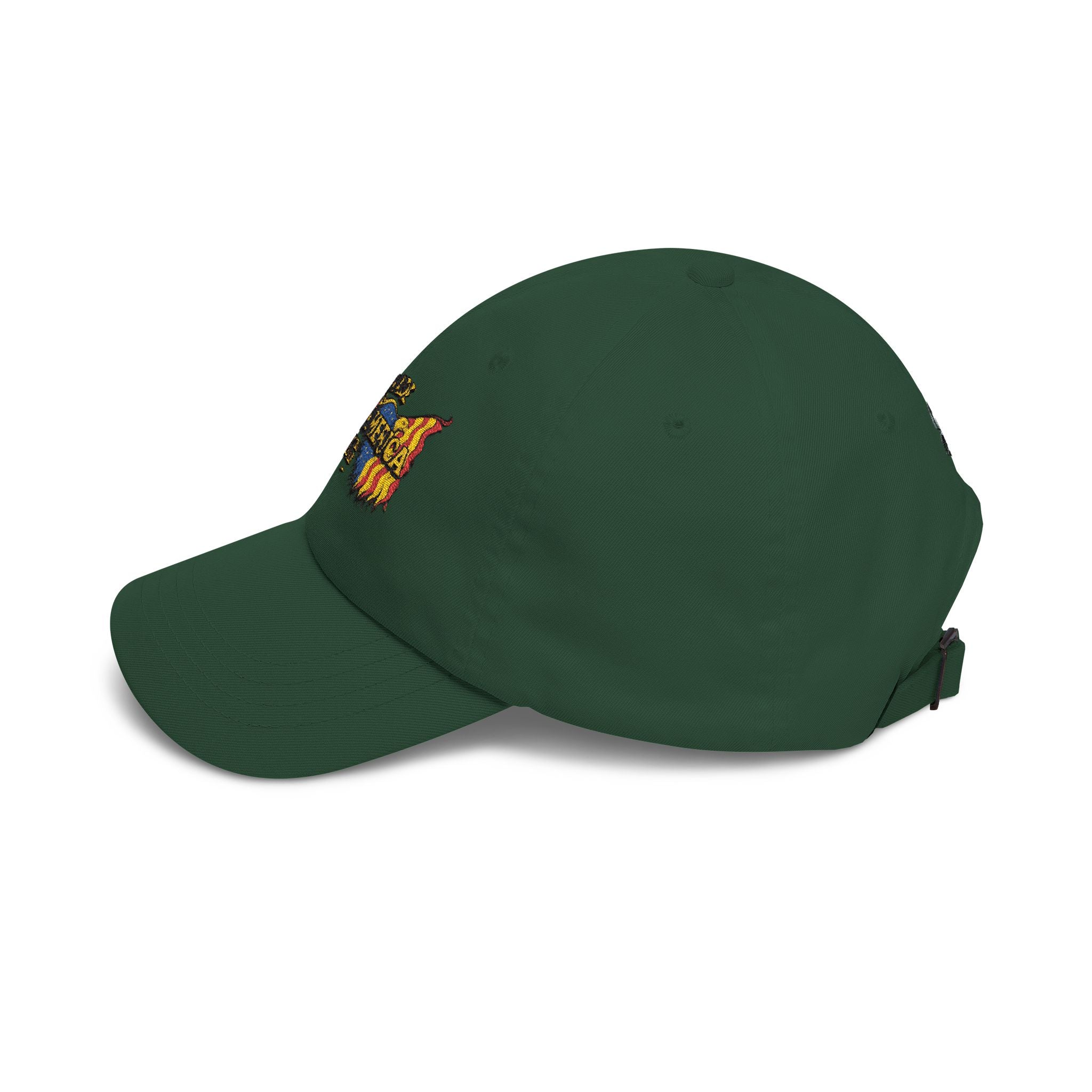 Freedom Made America Route 66 Map Dad Cap | Patriotic USA Flag Embroidered
