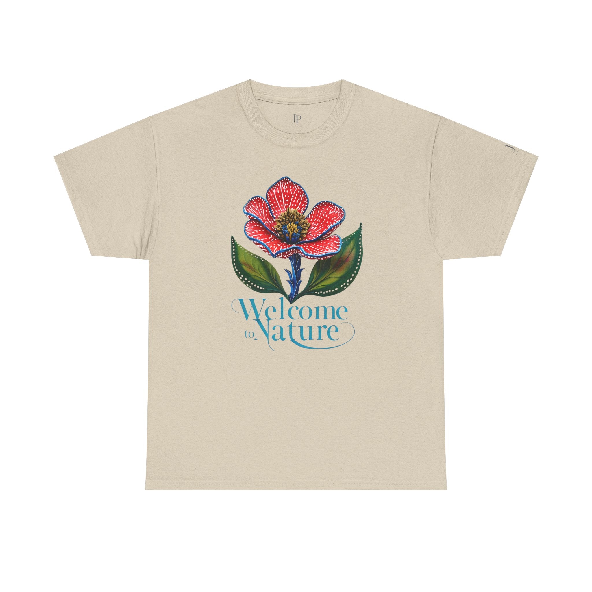 Willkommen zu Nature Floral Graphic Tee | Illustration Rote Blume, JP Ellington Edition