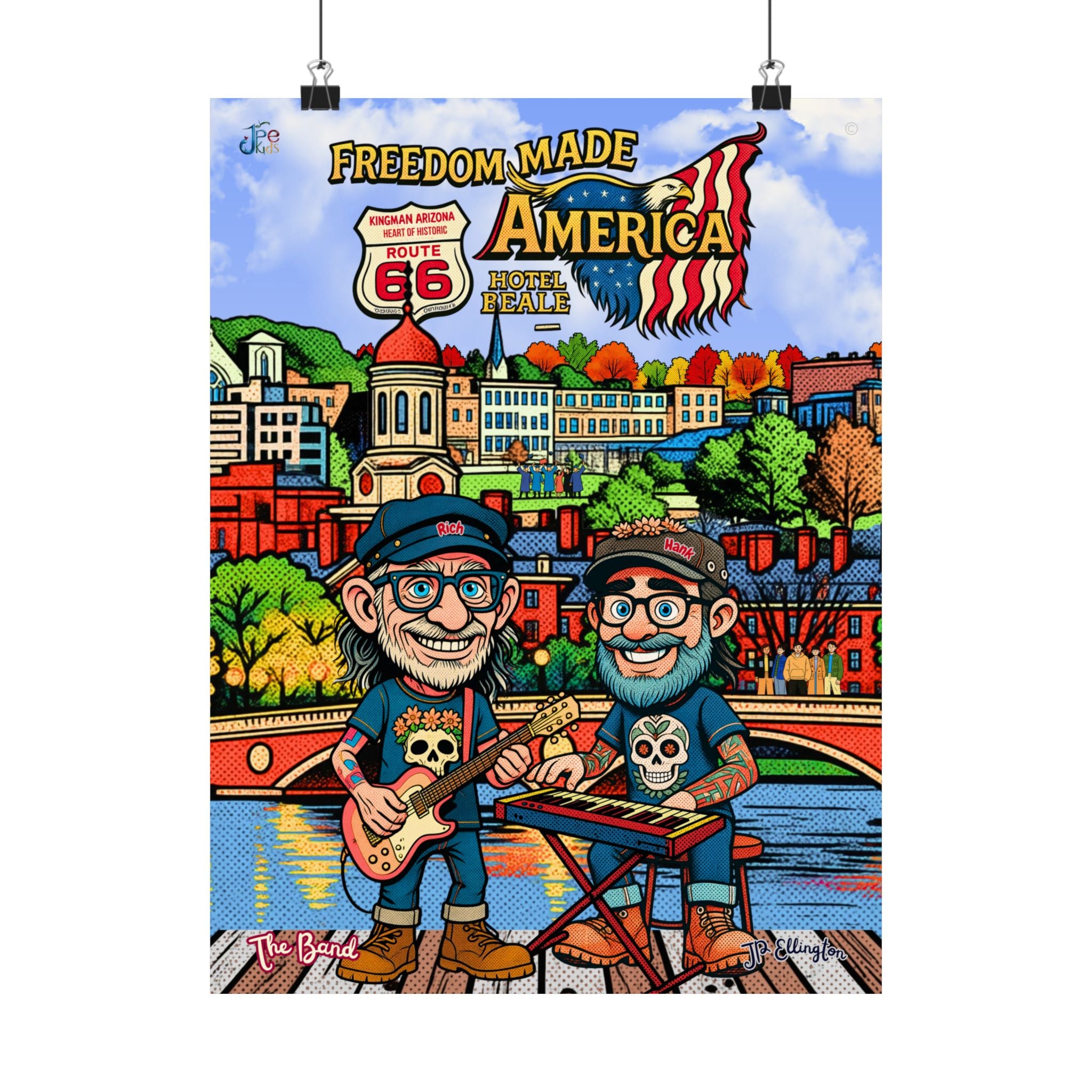 Freedom Made America poster | Route 66 poster, Connecticut poster
