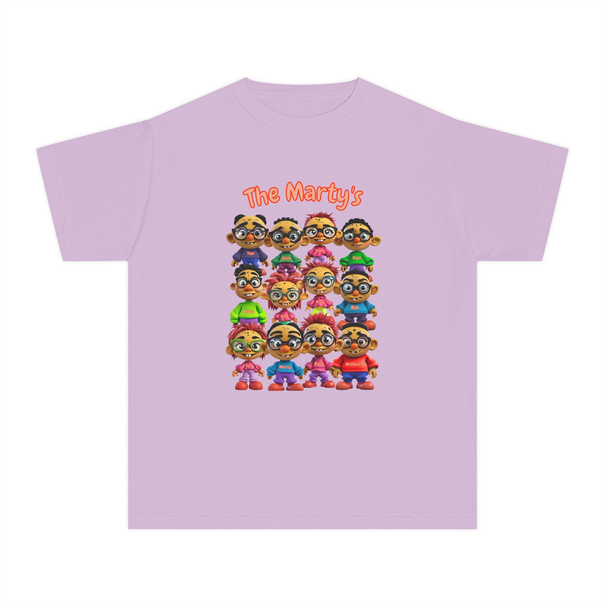 Martys Cartoon T-Shirt | JPE Kinder Grafik Charakter T-Shirt