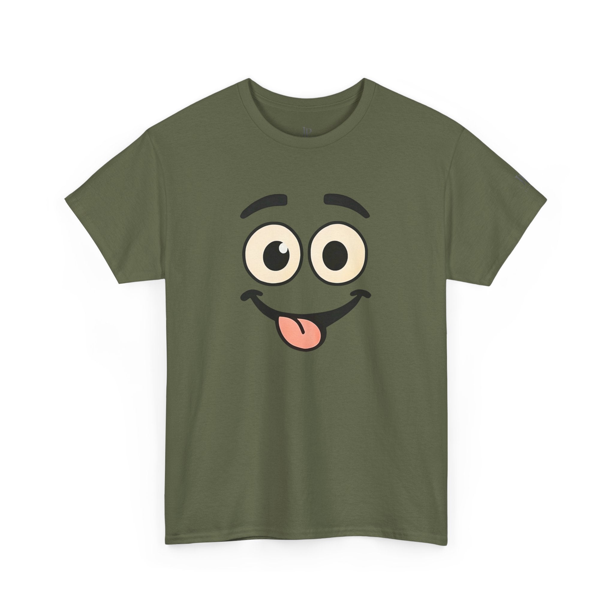 Goofy Smiley Face T-Shirt | Cute Tongue-Out Emoji Tee, JP Ellington Edition