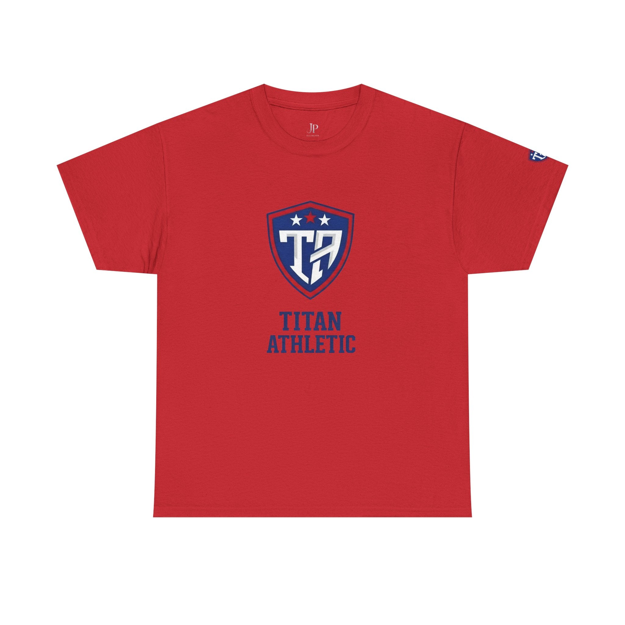 Titan Athleti Shield Tee | Sport-Logo-T-Shirt, Schulmannschaftsbekleidung, JP Ellington