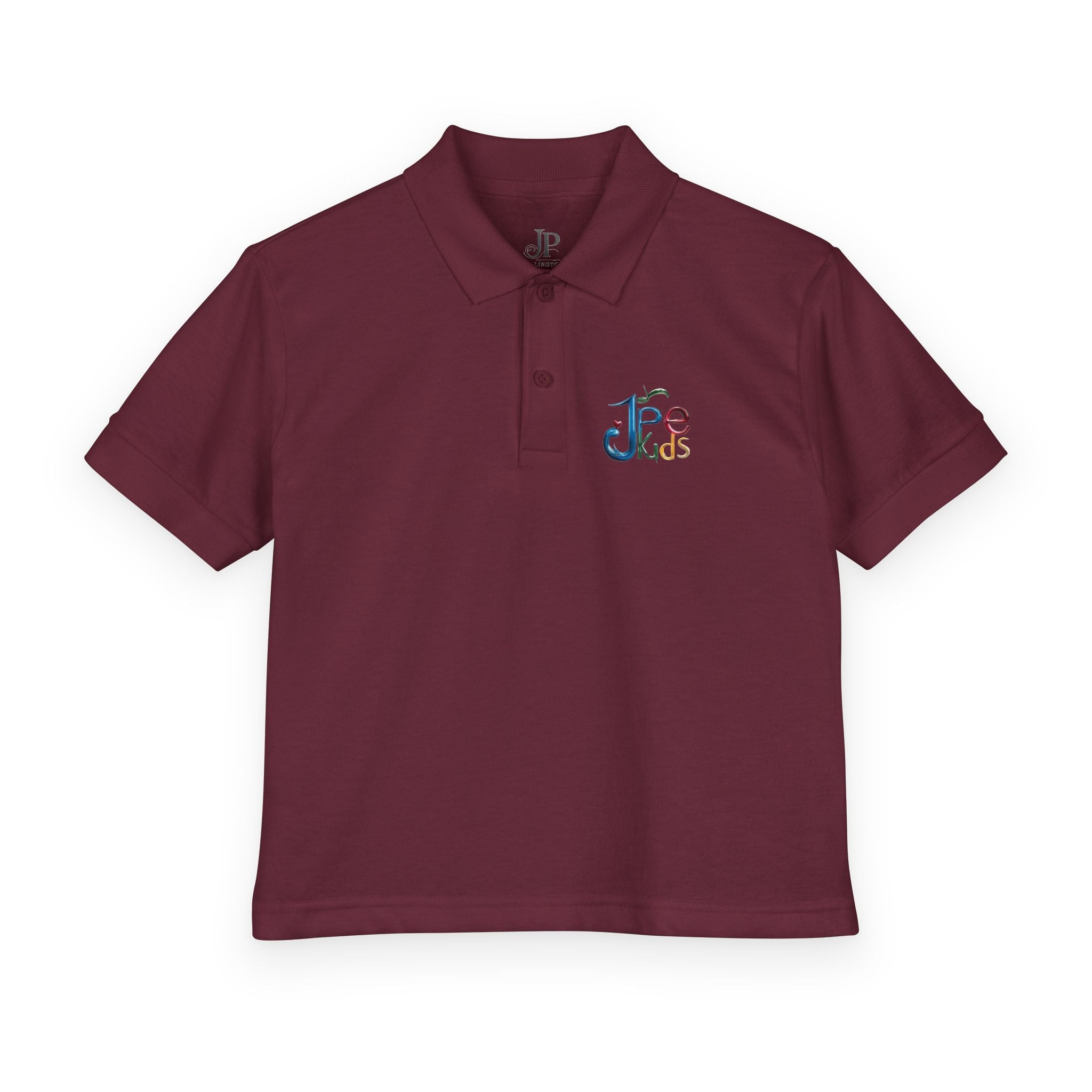 Buntes Kinder-Poloshirt | Besticktes Hope-Logo, JPE Kids