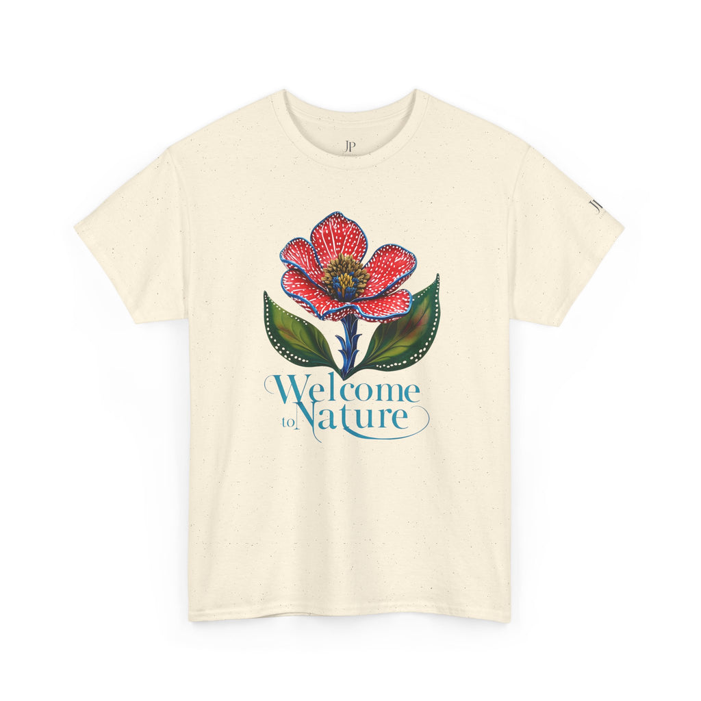 Welcome to Nature Floral Graphic Tee | Red Flower Illustration, JP Ellington Edition