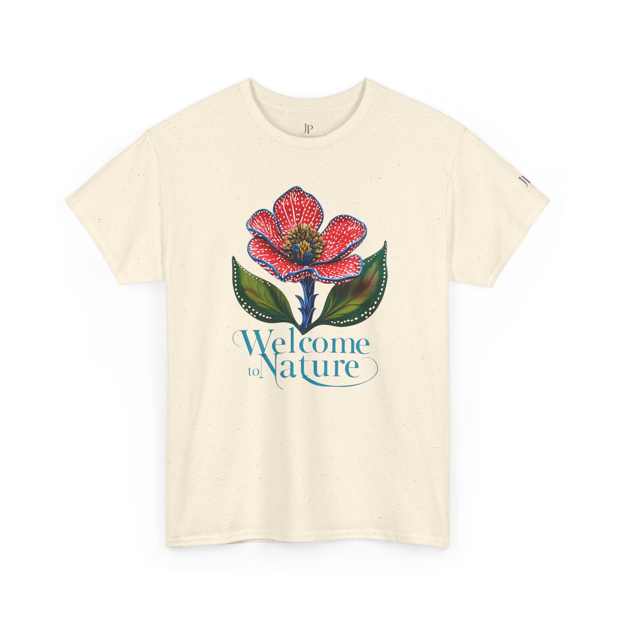Welcome to Nature Floral Graphic Tee | Red Flower Illustration, JP Ellington Edition