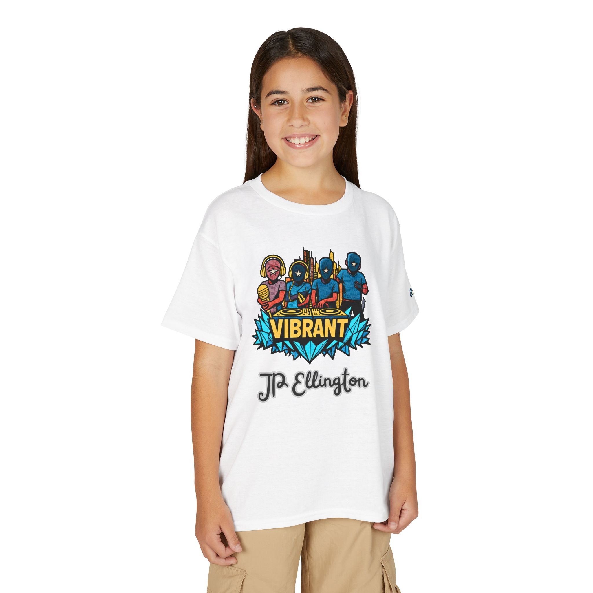 Vibrant Superhero Crew youth T-Shirt | Colorful Characters, JP Ellington Kids Edition
