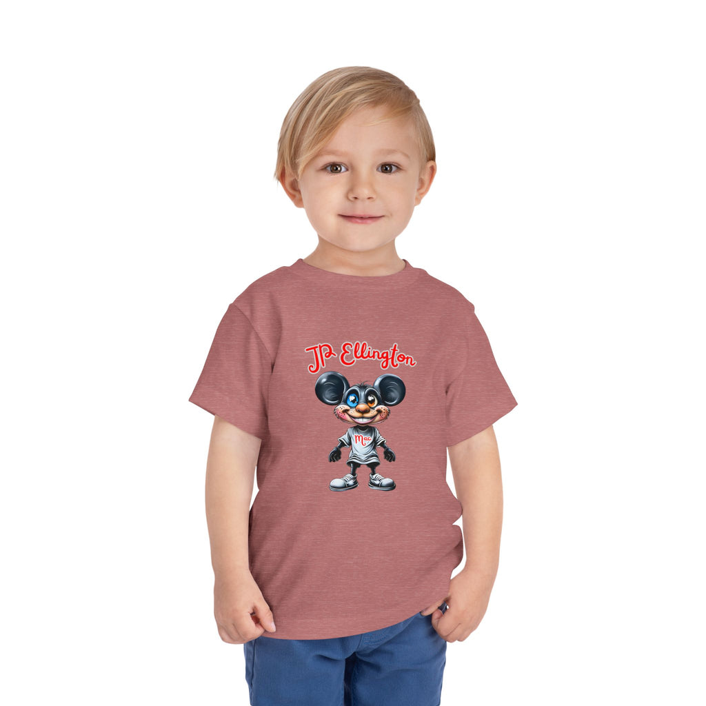 JP Ellington Cartoon Mouse Character T-Shirt | Vintage Style Mouse Illustration