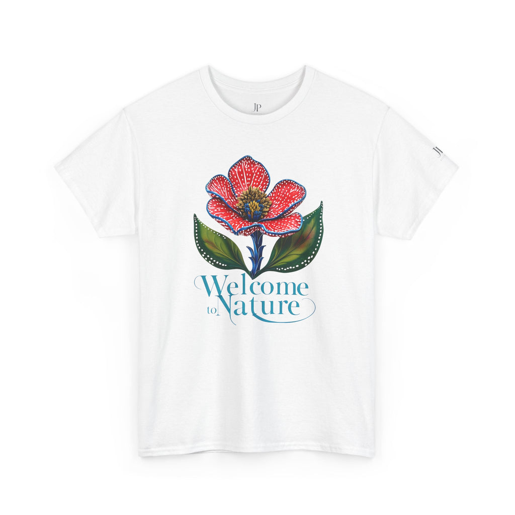 Welcome to Nature Floral Graphic Tee | Red Flower Illustration, JP Ellington Edition