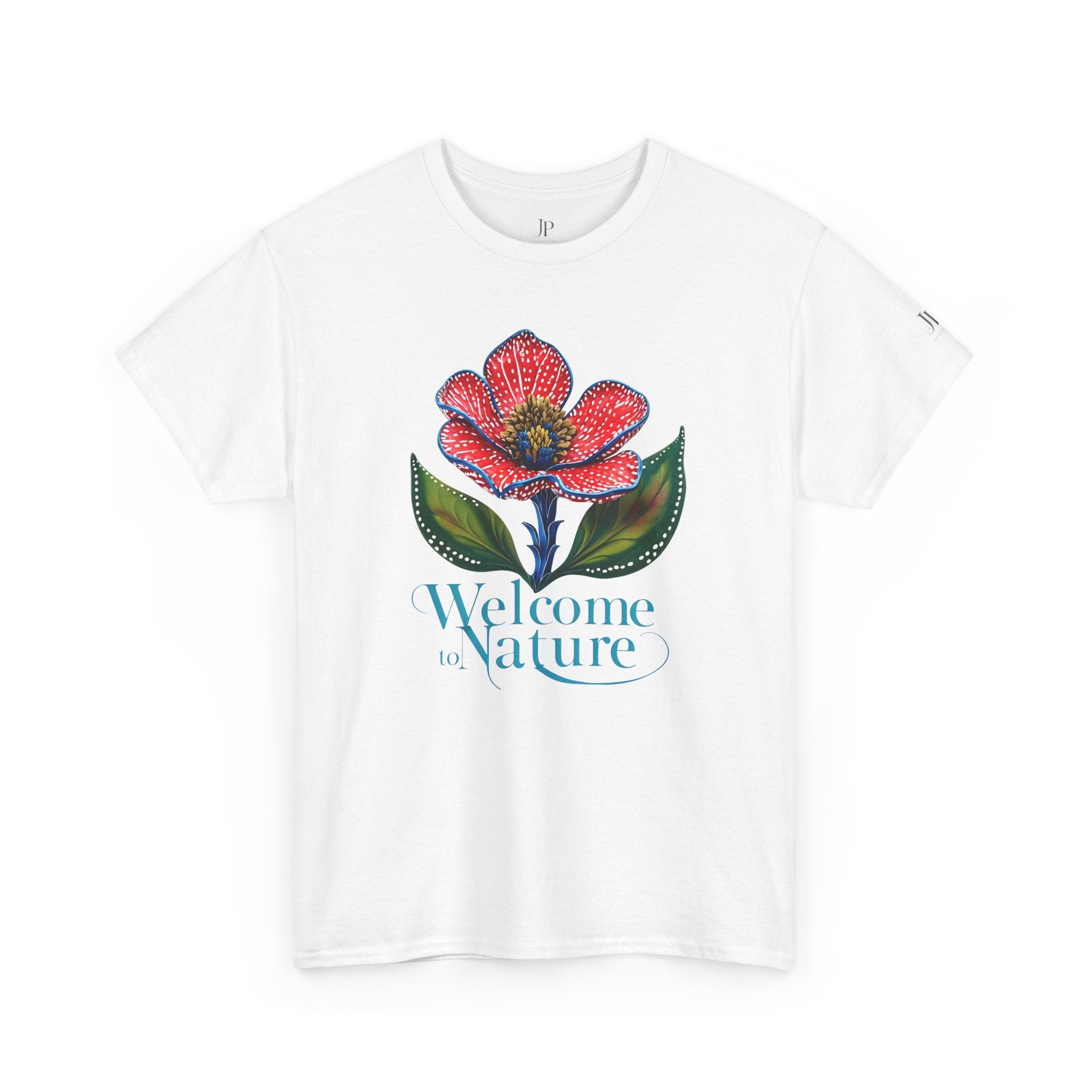 Welcome to Nature Floral Graphic Tee | Red Flower Illustration, JP Ellington Edition