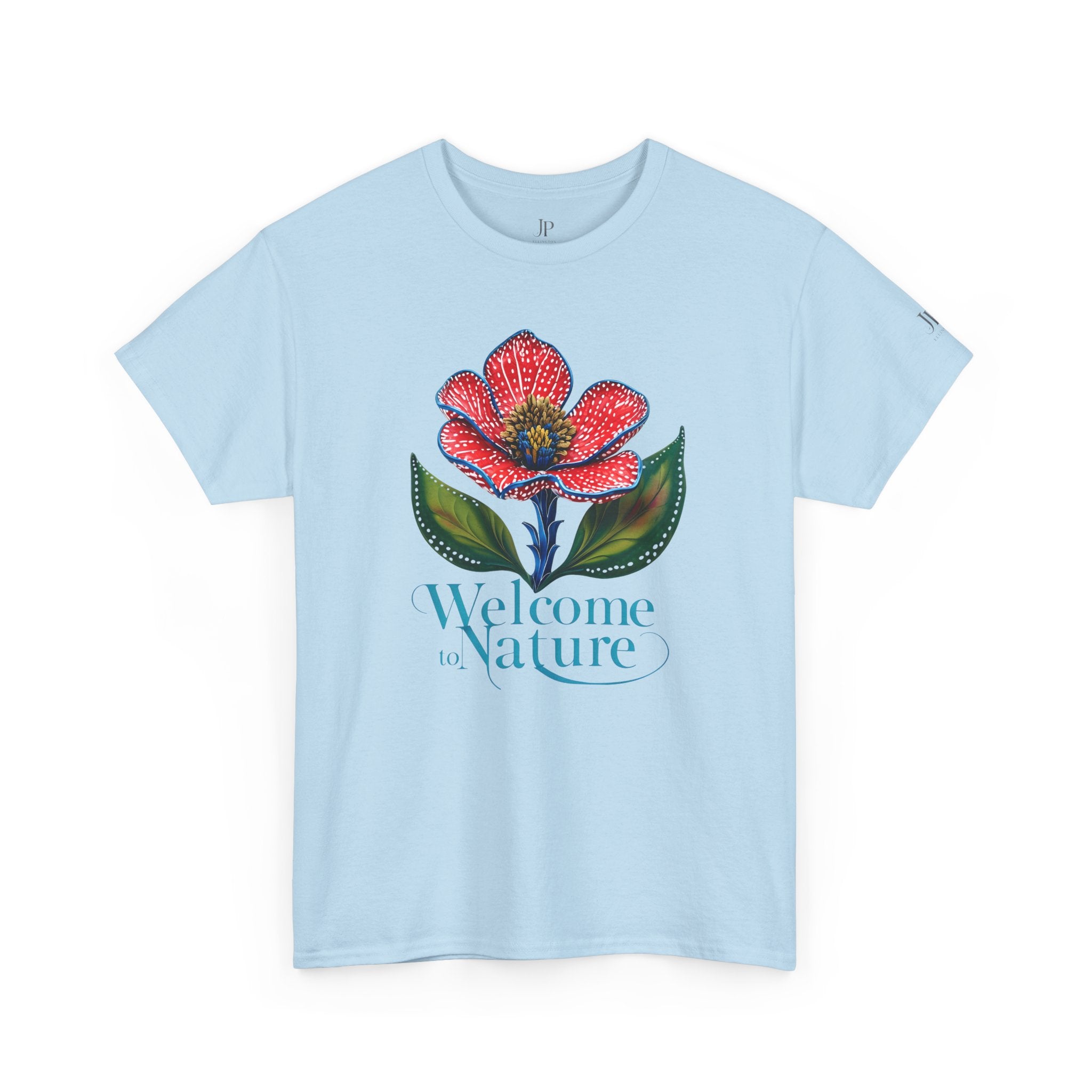 Welcome to Nature Floral Graphic Tee | Red Flower Illustration, JP Ellington Edition