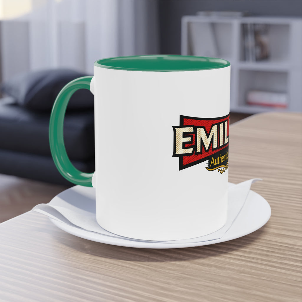 Emilio's Authentic Italian Coffee Mug — Two-Tone 11oz