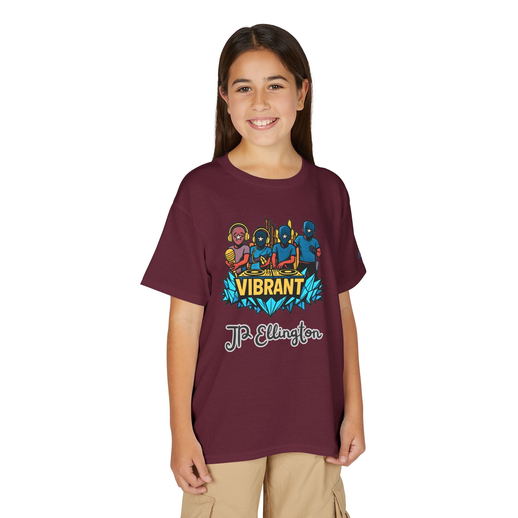 Vibrant Superhero Crew youth T-Shirt | Colorful Characters, JP Ellington Kids Edition