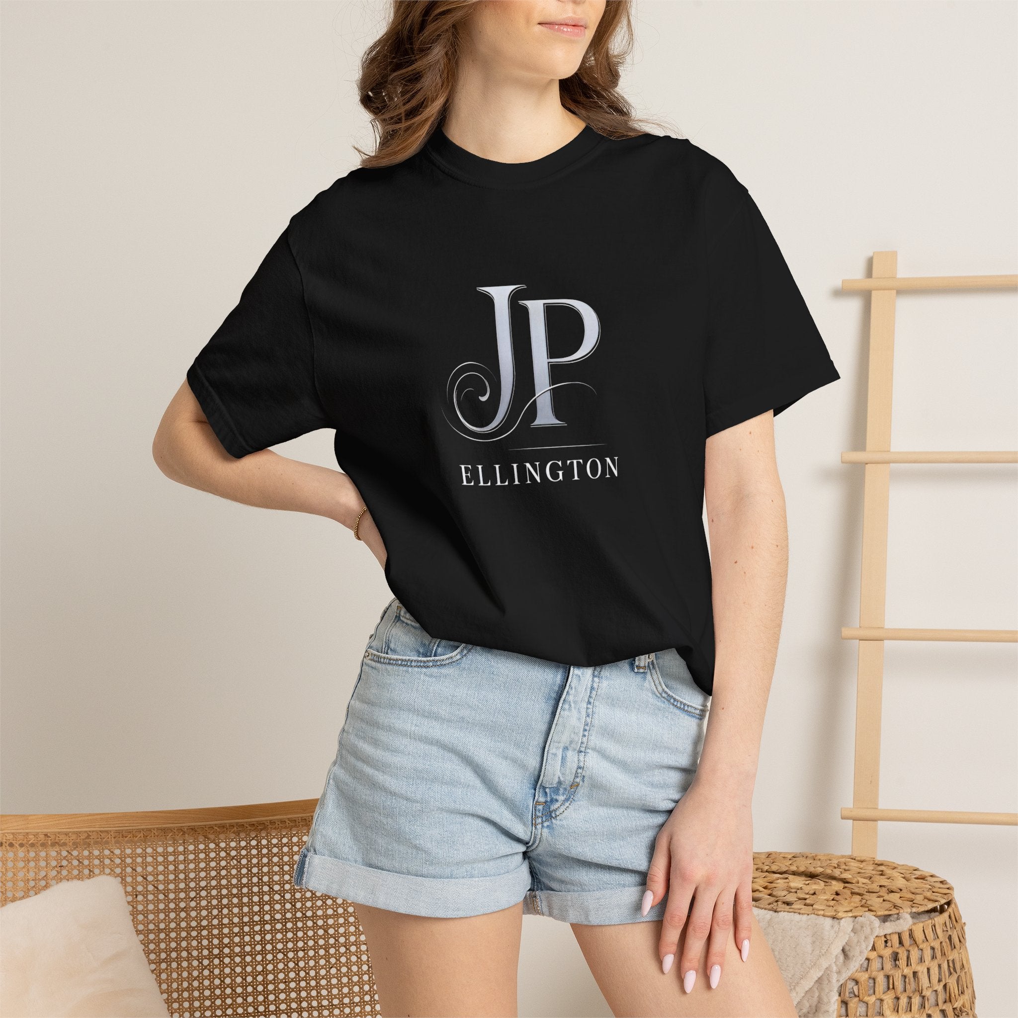 JP Ellington T-shirt | Initials Minimalist Lettering