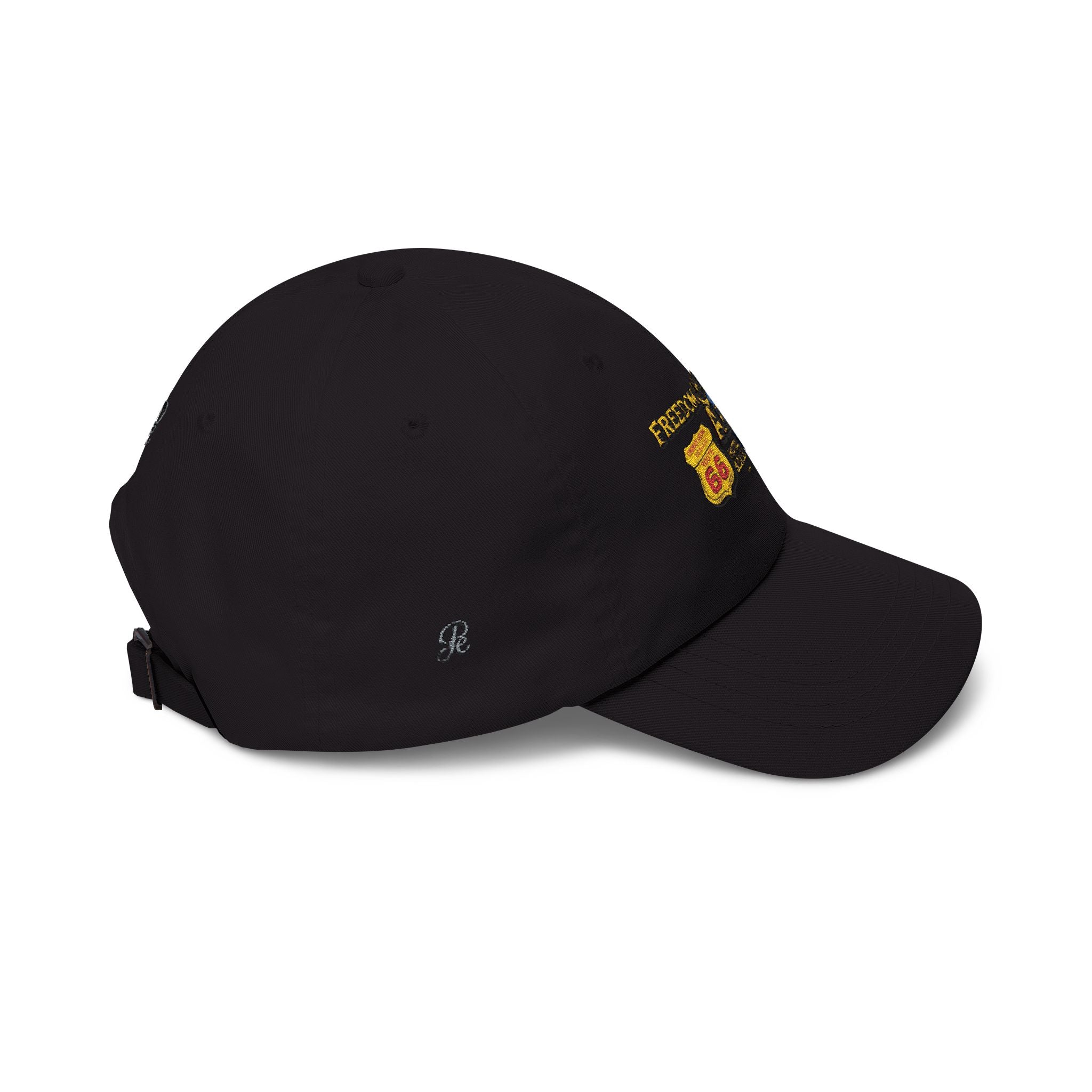 Freedom Made America Route 66 Map Dad Cap | Patriotic USA Flag Embroidered