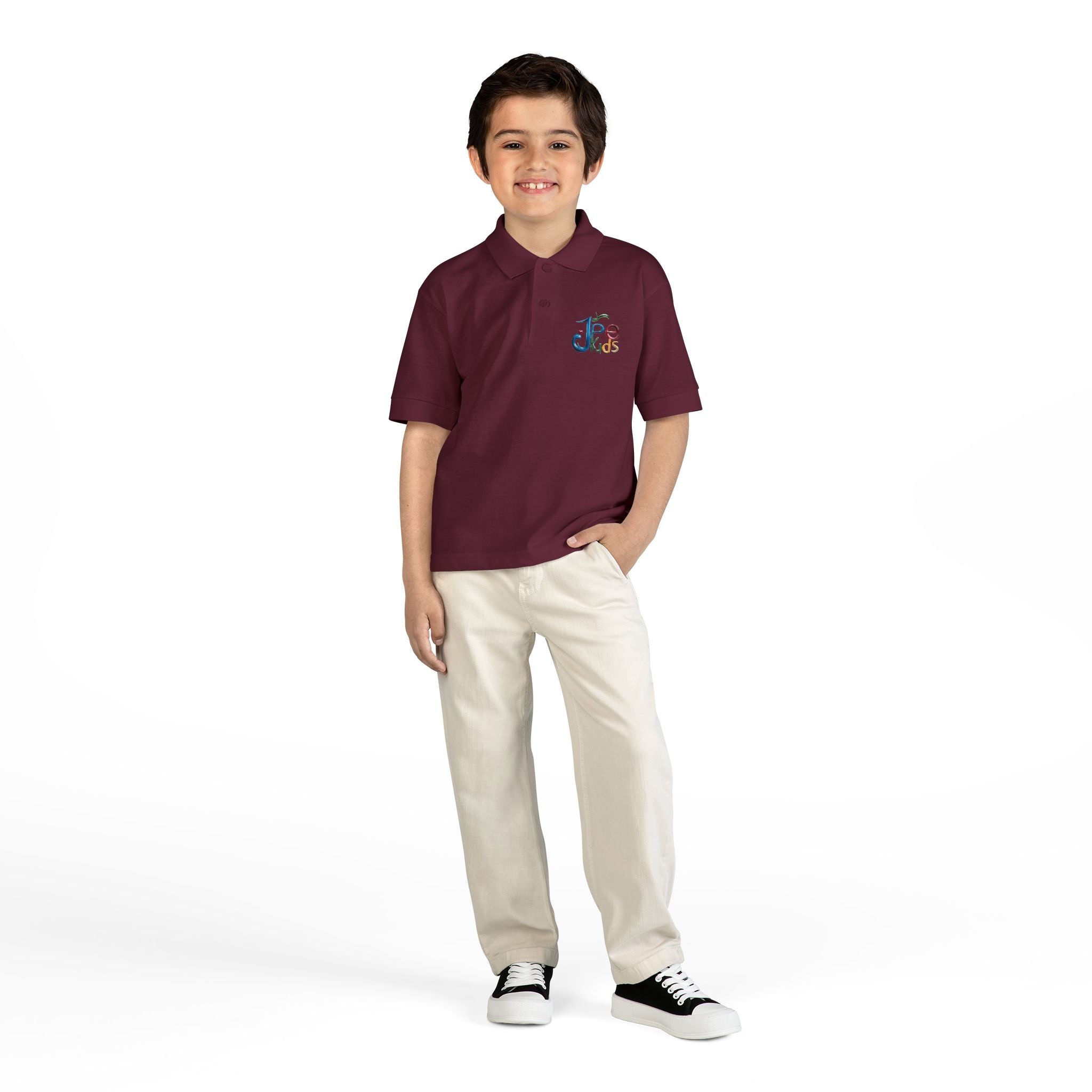 Colorful Kids Polo | Embroidered Hope Logo, JPE Kids