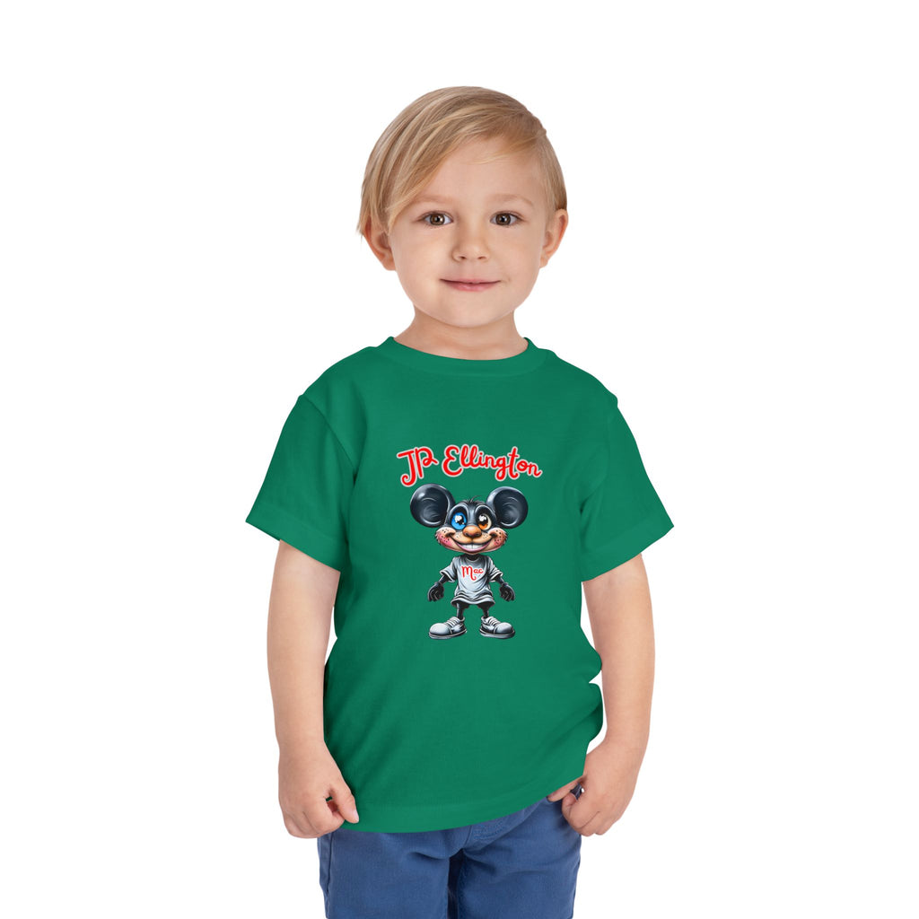 JP Ellington Cartoon Mouse Character T-Shirt | Vintage Style Mouse Illustration