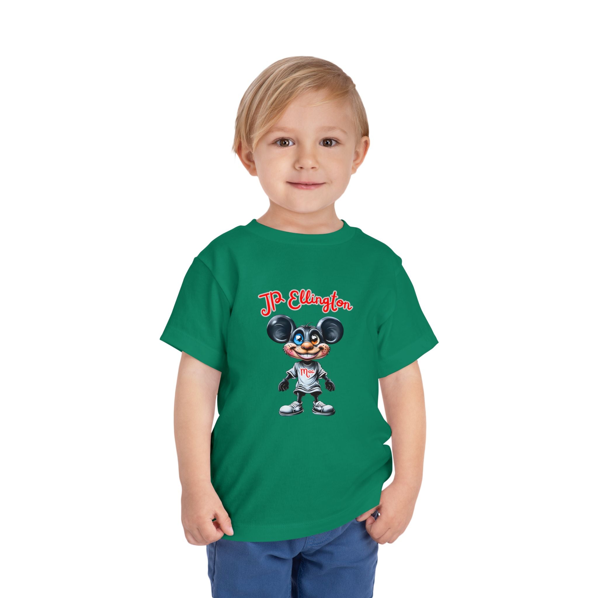 JP Ellington Cartoon Mouse Character T-Shirt | Vintage Style Mouse Illustration