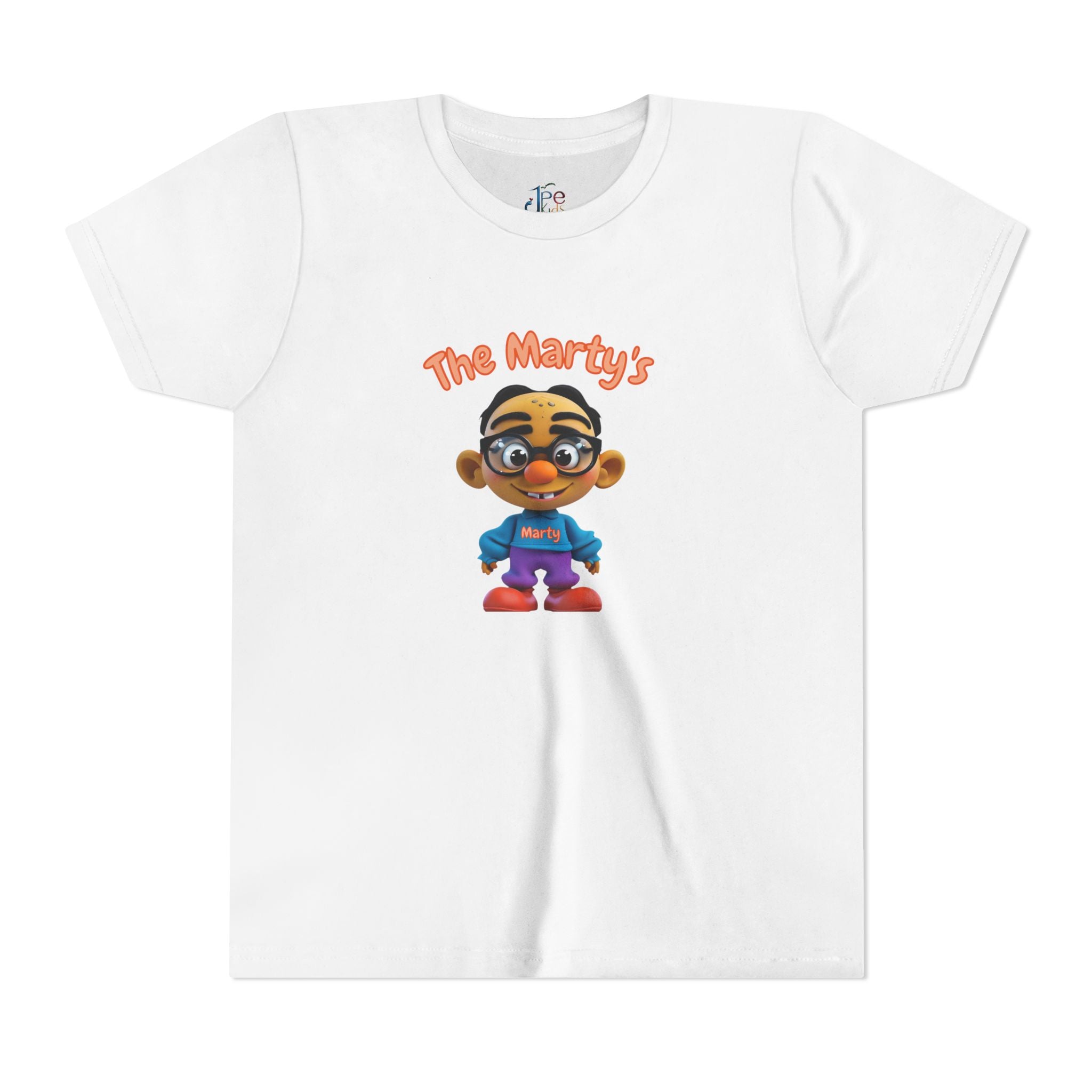 The Marty's Kid Character T-Shirt | Youth Tee, Cartoon Boy Design