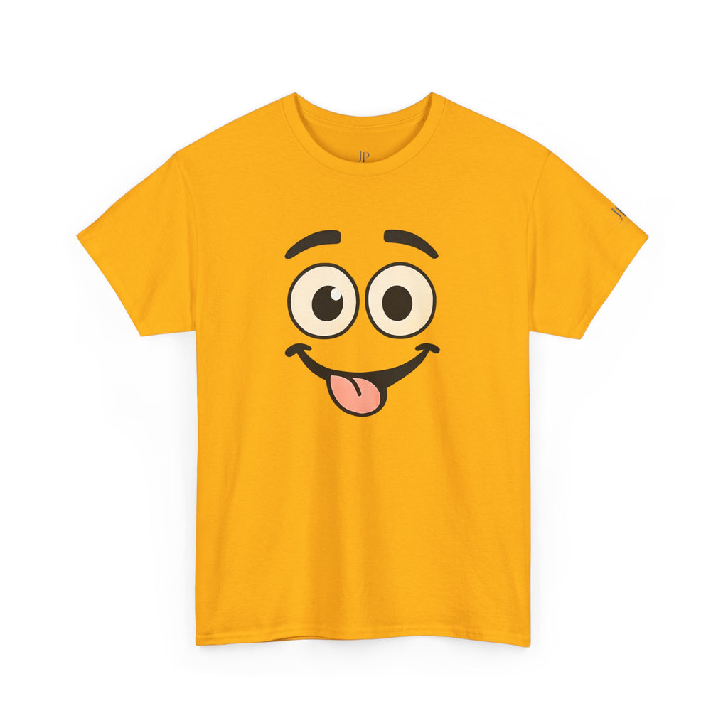 Goofy Smiley Face T-Shirt | Cute Tongue-Out Emoji Tee, JP Ellington Edition