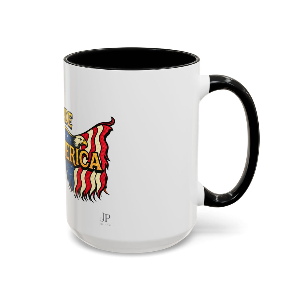 Freedom Made America Eagle Mug | Route 66 Americana Coffee Cup