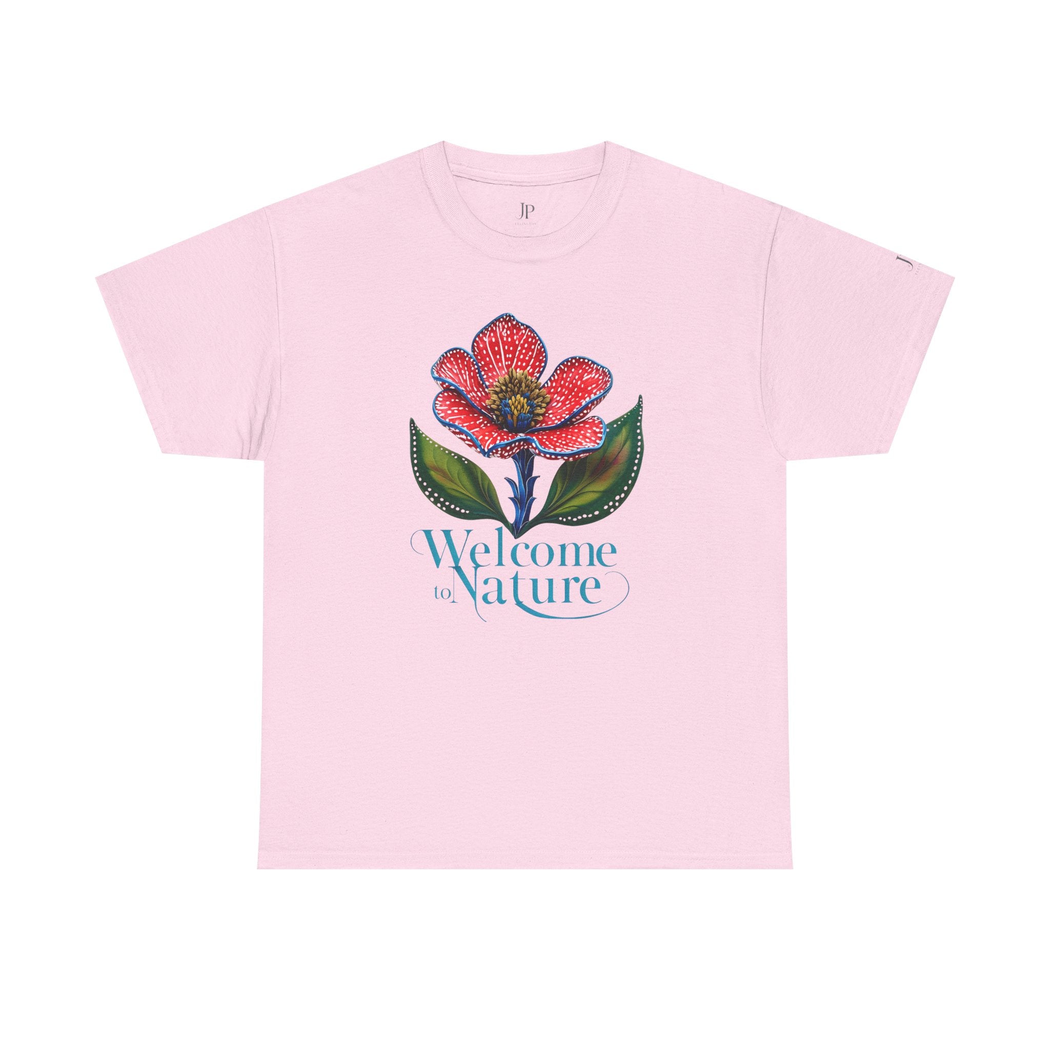 Willkommen zu Nature Floral Graphic Tee | Illustration Rote Blume, JP Ellington Edition