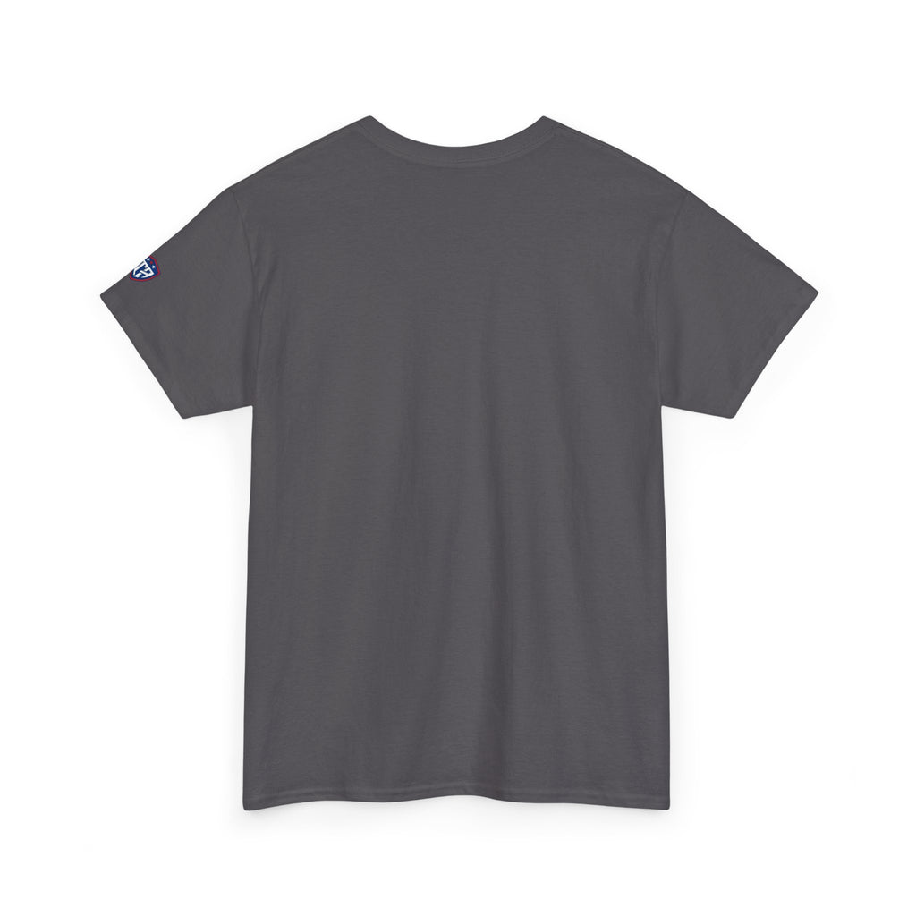 Tough Attack Tee | Sports Slogan, Retro College Lettering, Titan Athletic, JP Ellington