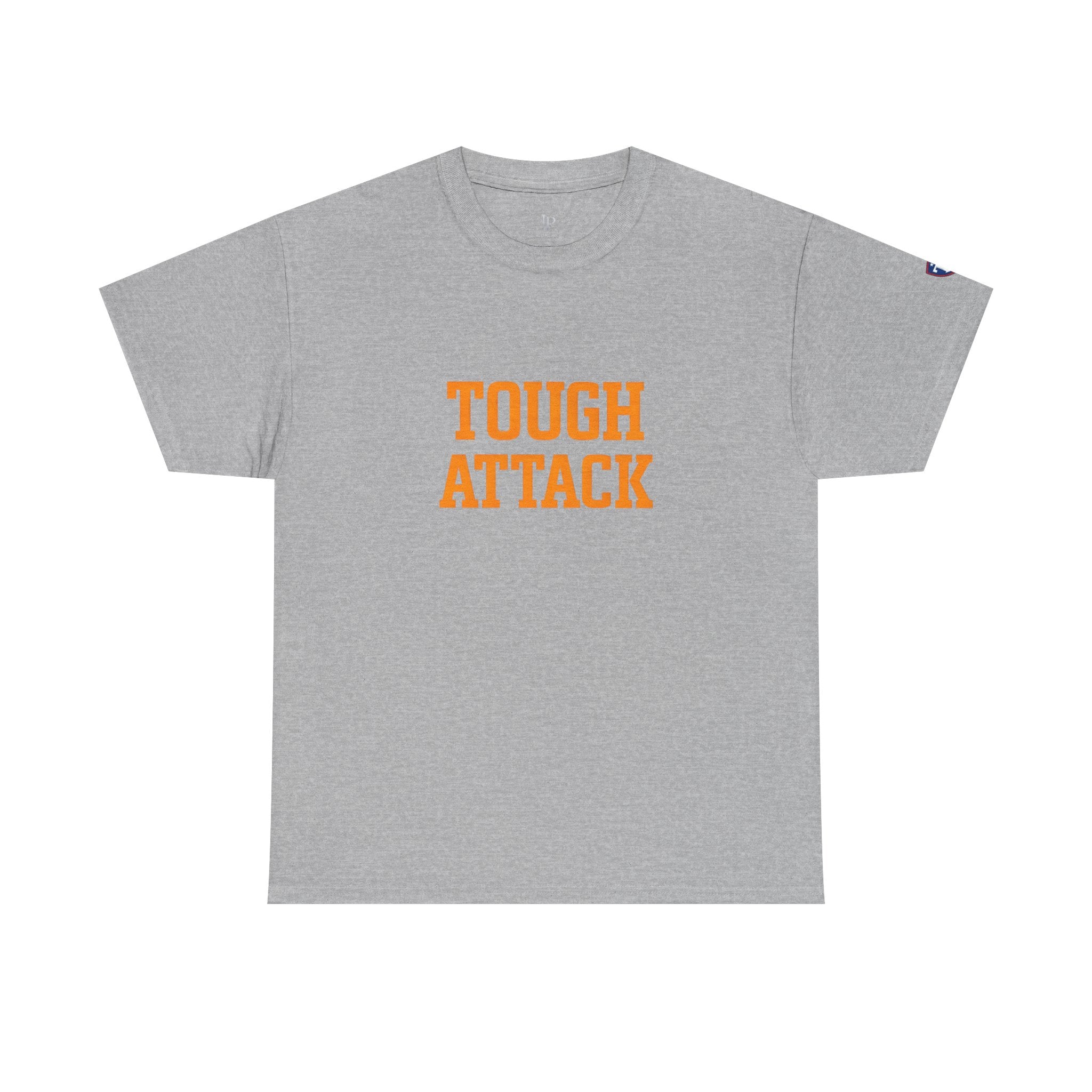 Tough Attack Tee | Sports Slogan, Retro College Lettering, Titan Athletic, JP Ellington