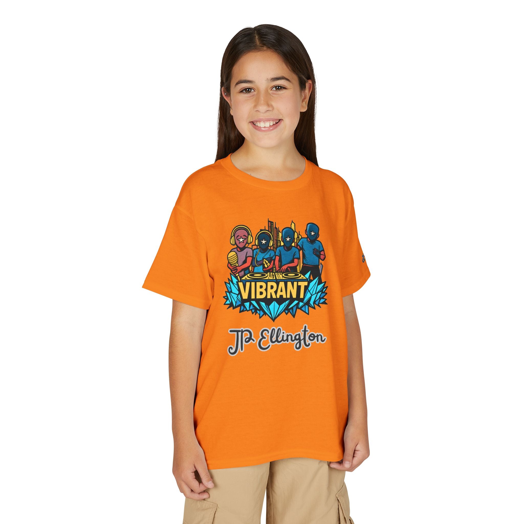 Vibrant Superhero Crew youth T-Shirt | Colorful Characters, JP Ellington Kids Edition