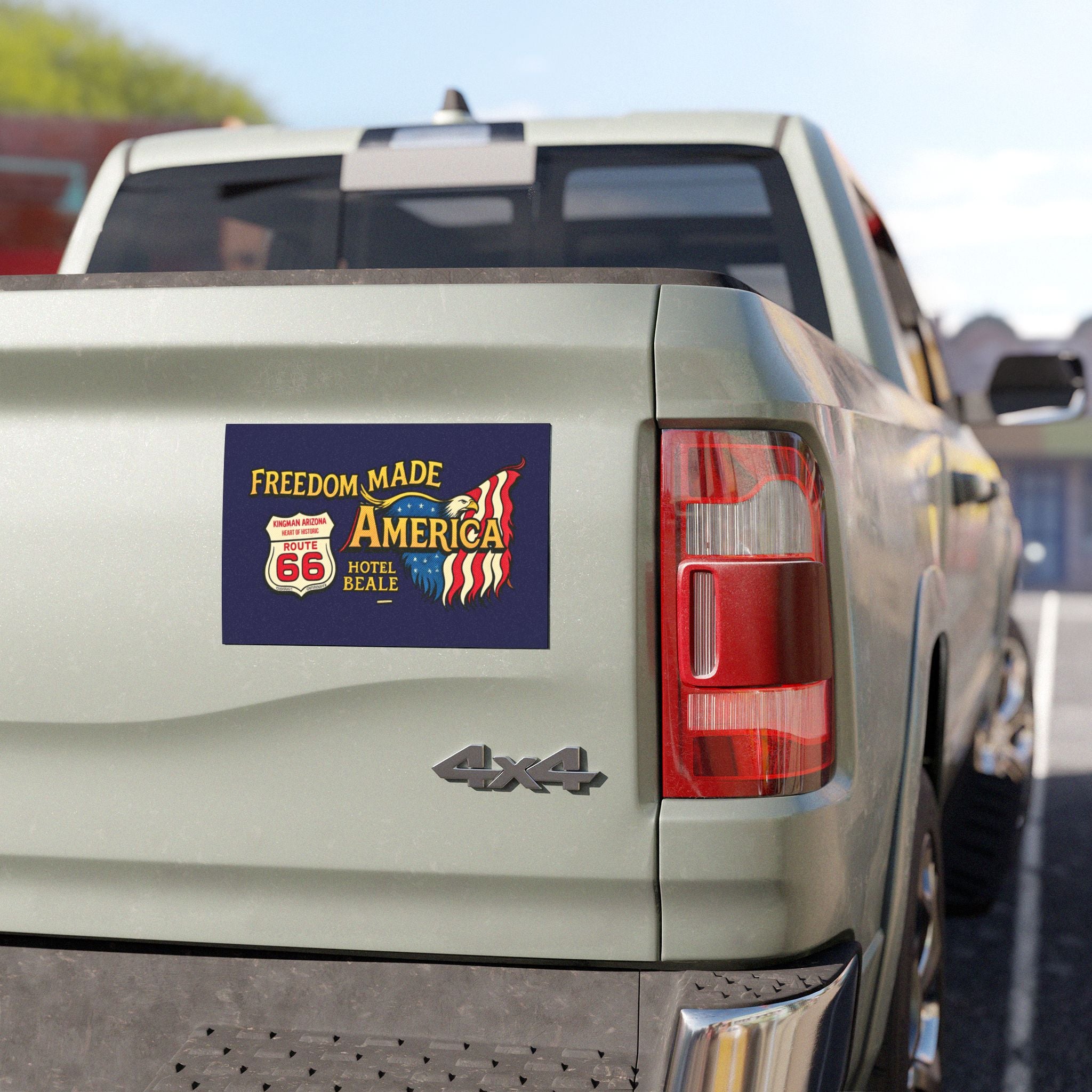 Freedom Made America car magnet | patriotic decal